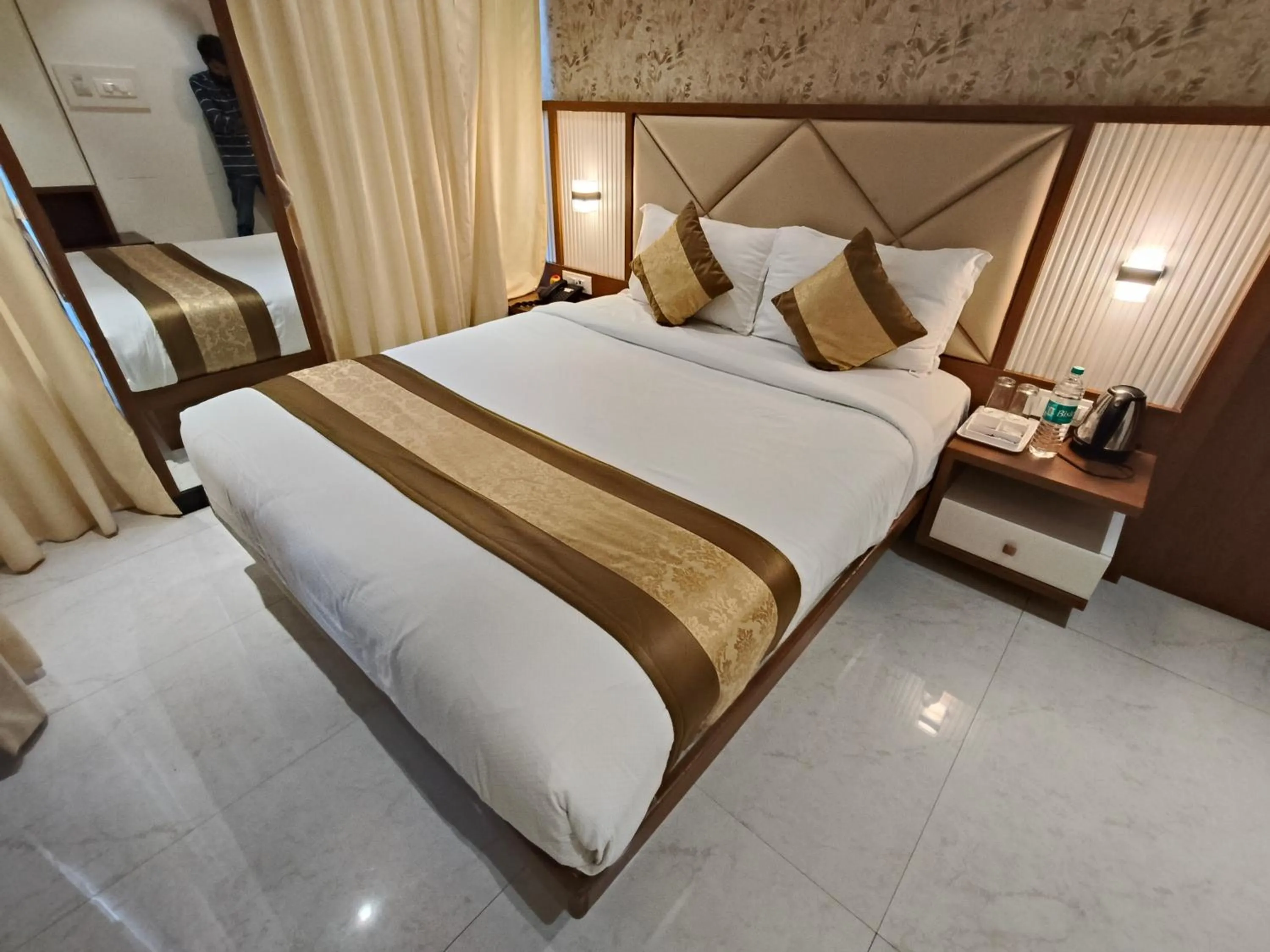 Photo of the whole room, Bed in Hotel Pearl Residency Thane