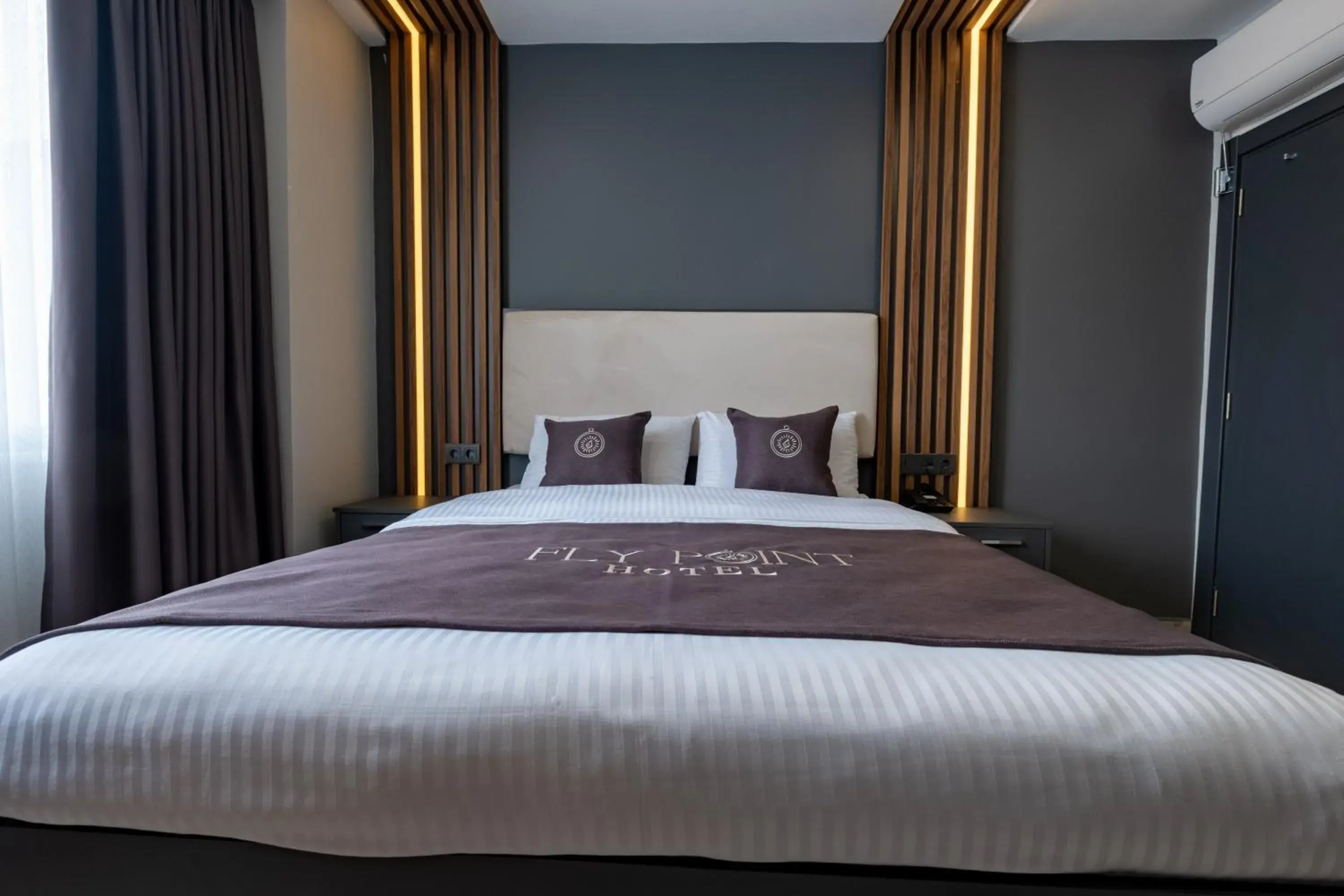 Bed in FLY POINT AIRPORT HOTEL Bed in FLY POINT AIRPORT HOTEL