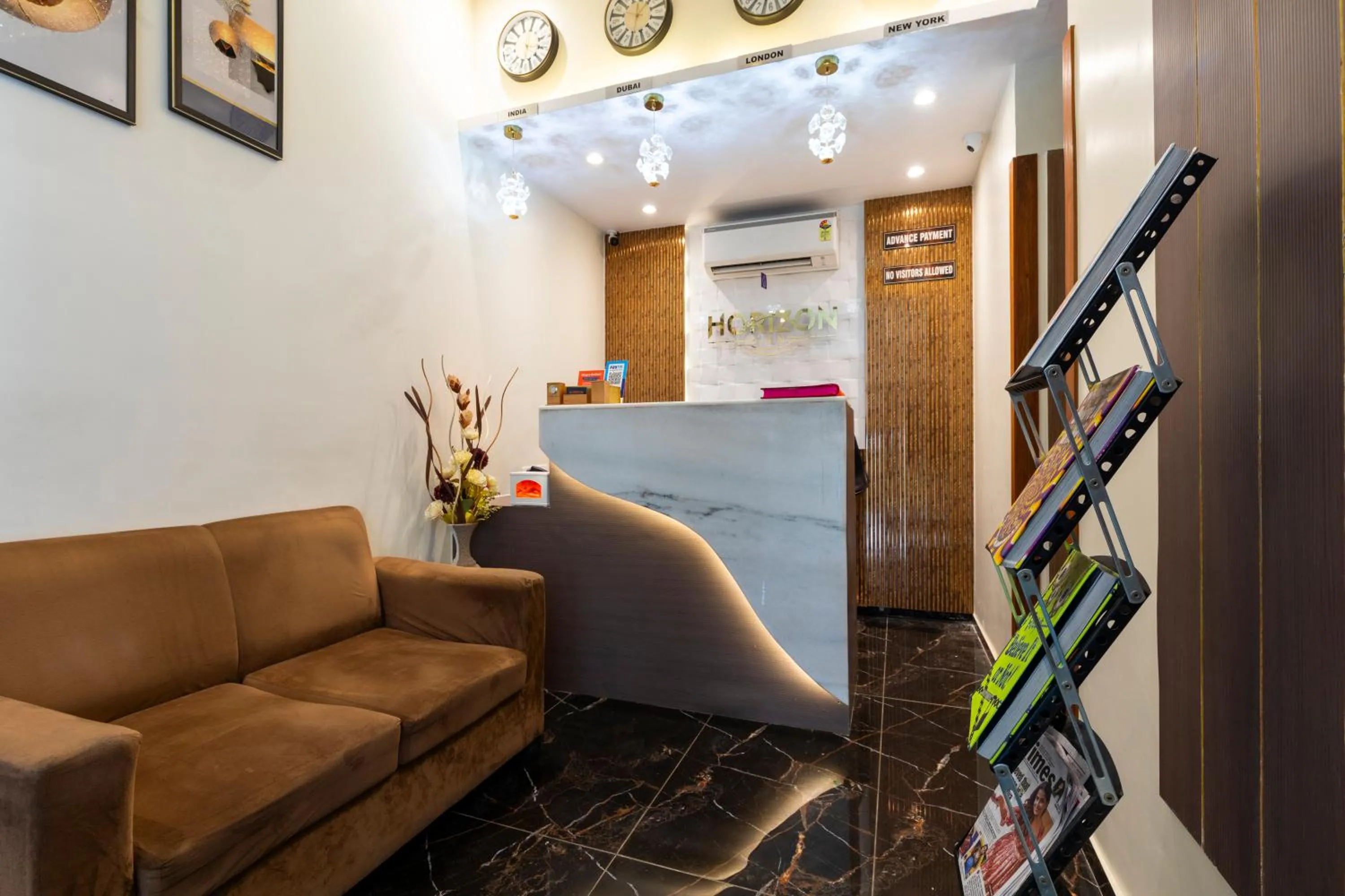 Facade/entrance in Horizon Inn Near Exhibition Center