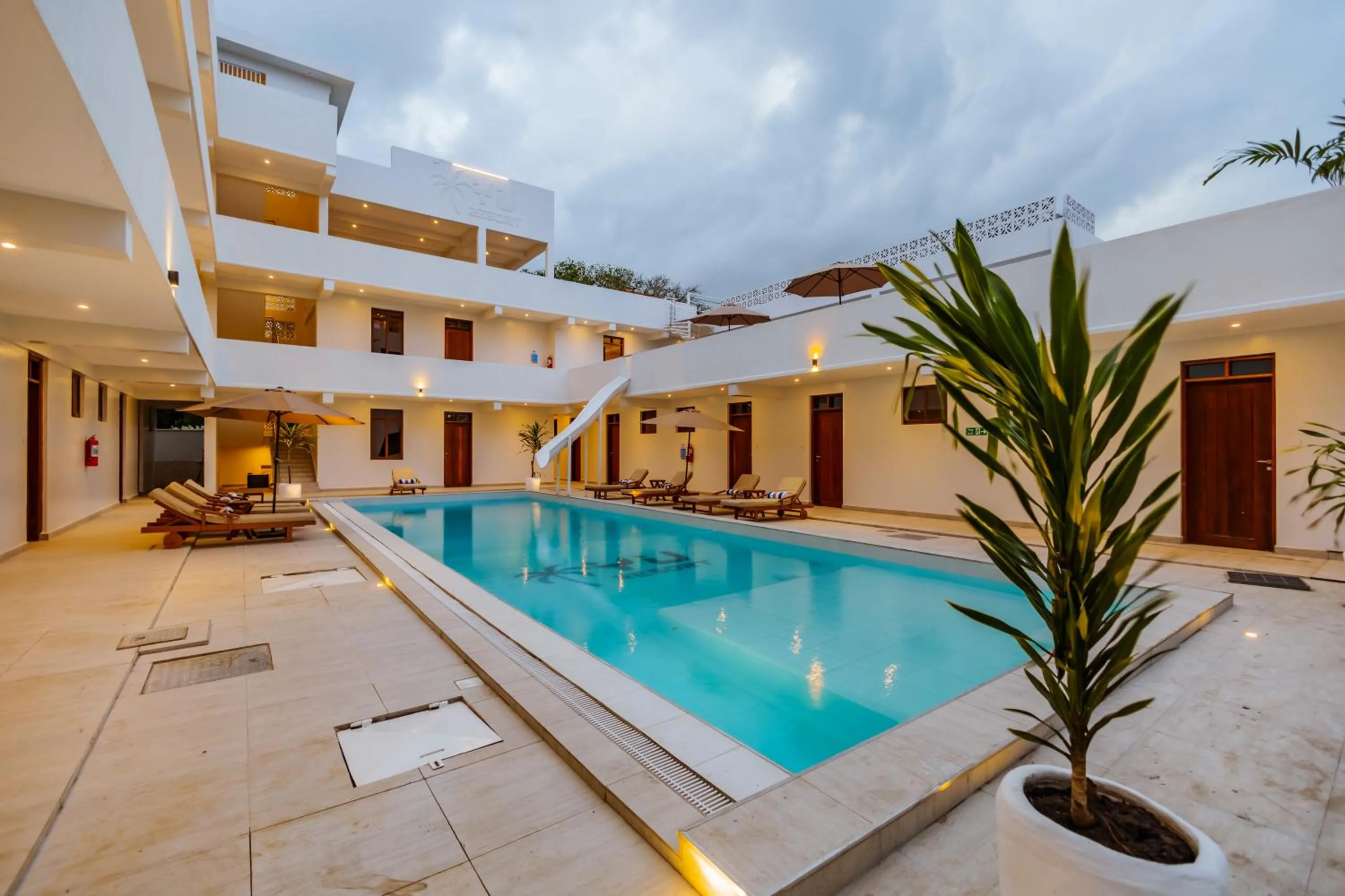 Pool view in YU Resort