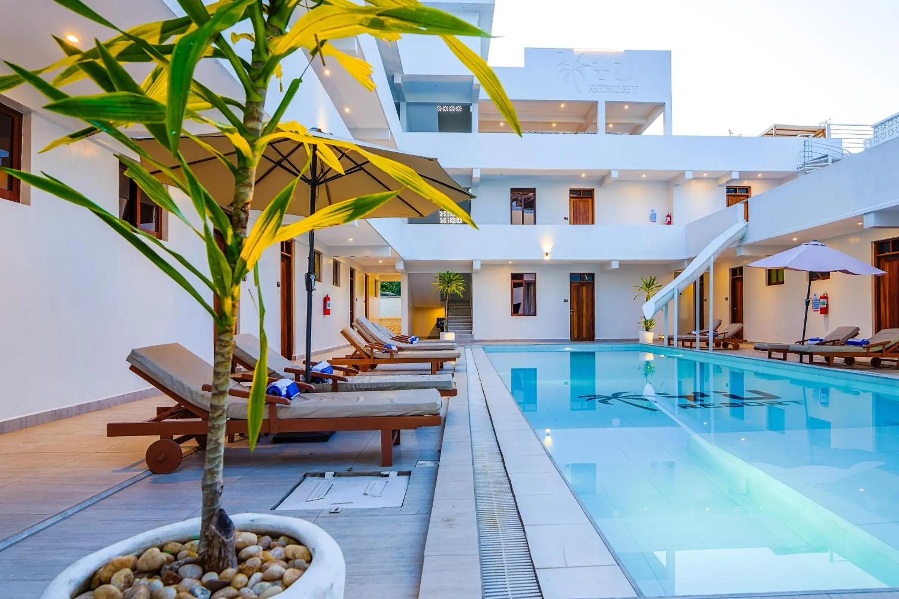 Swimming pool in YU Resort Swimming pool in YU Resort