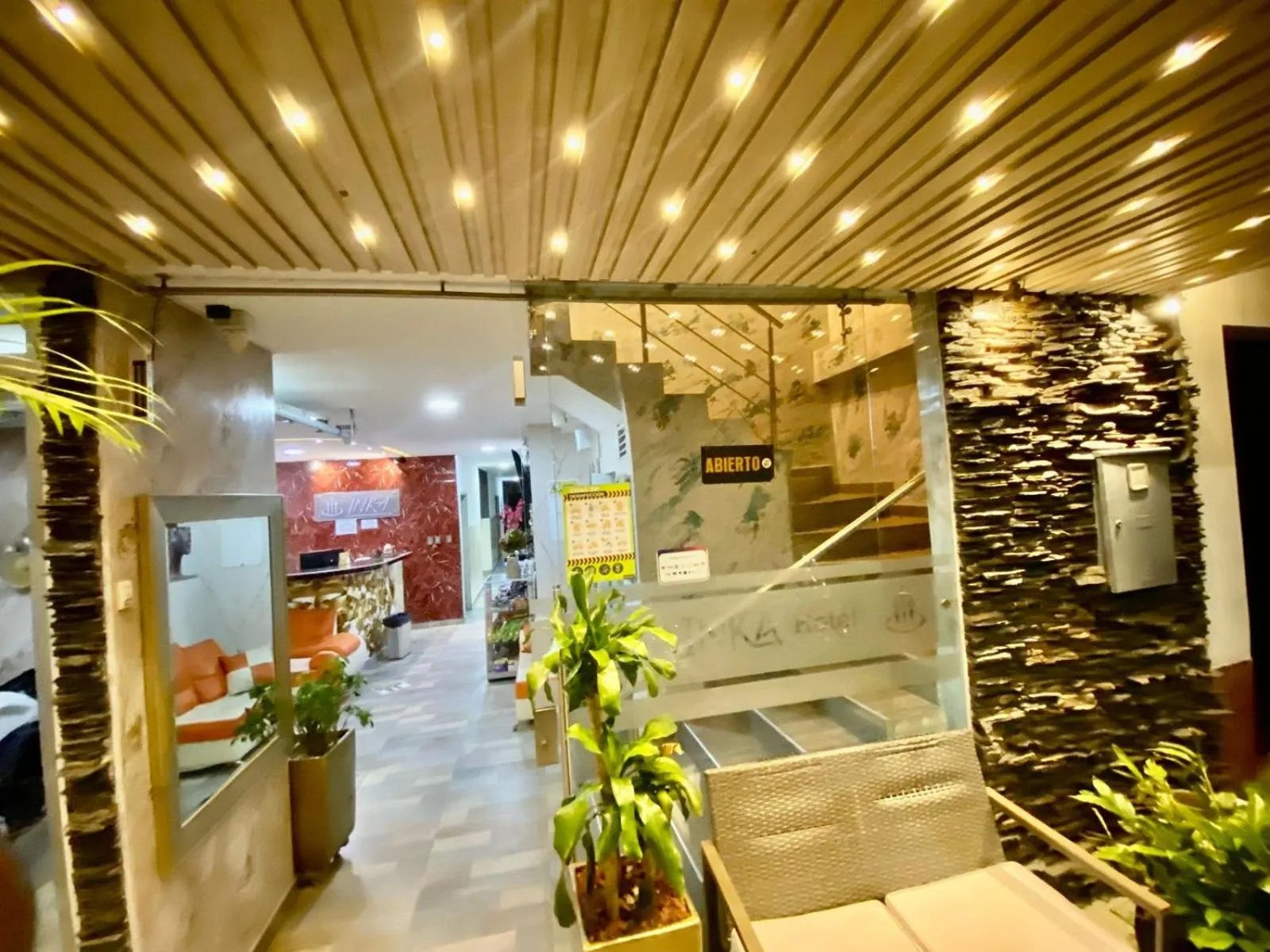 Seating area in INKA HOTEL