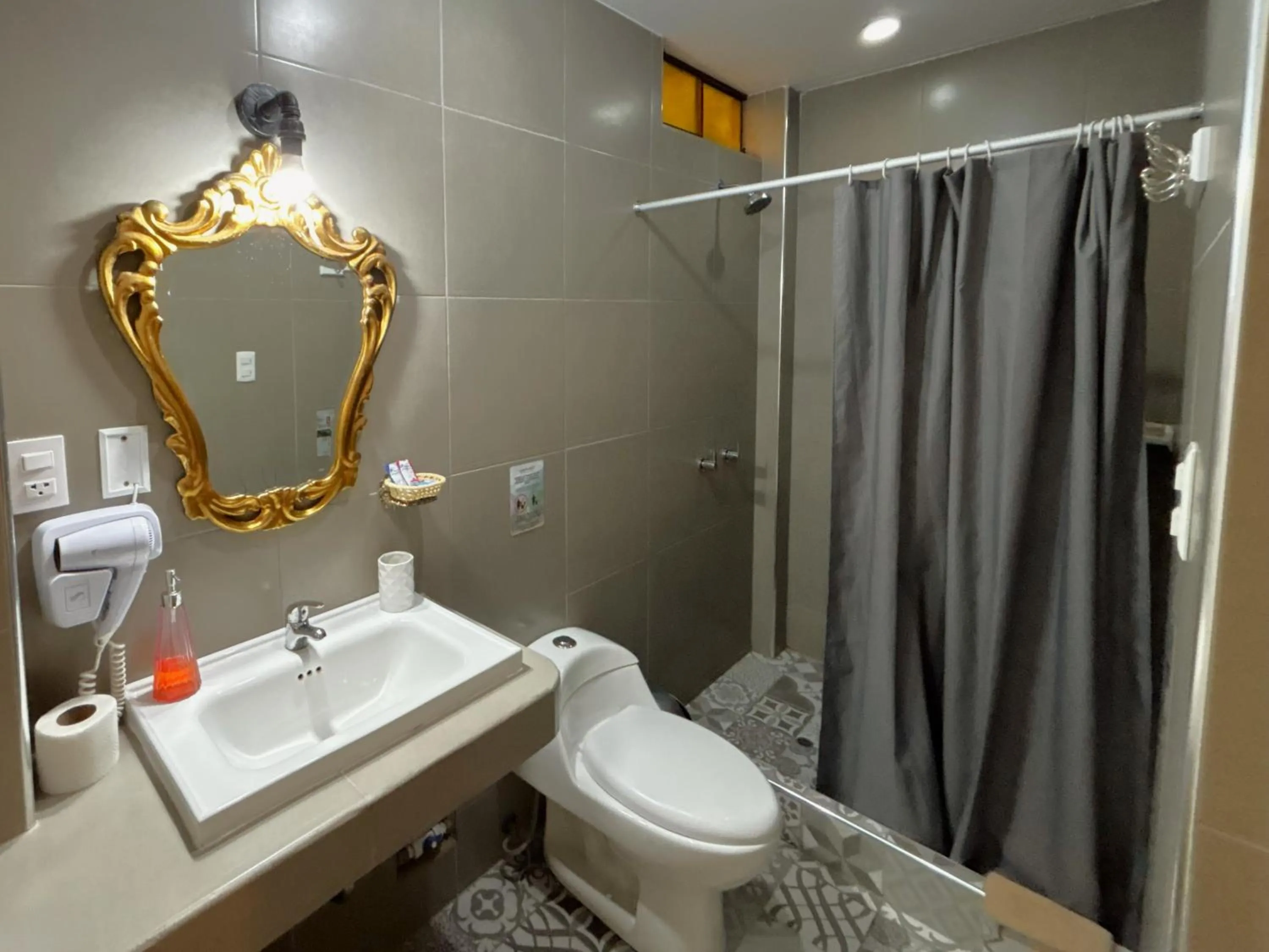 Shower in Serenity Lodge