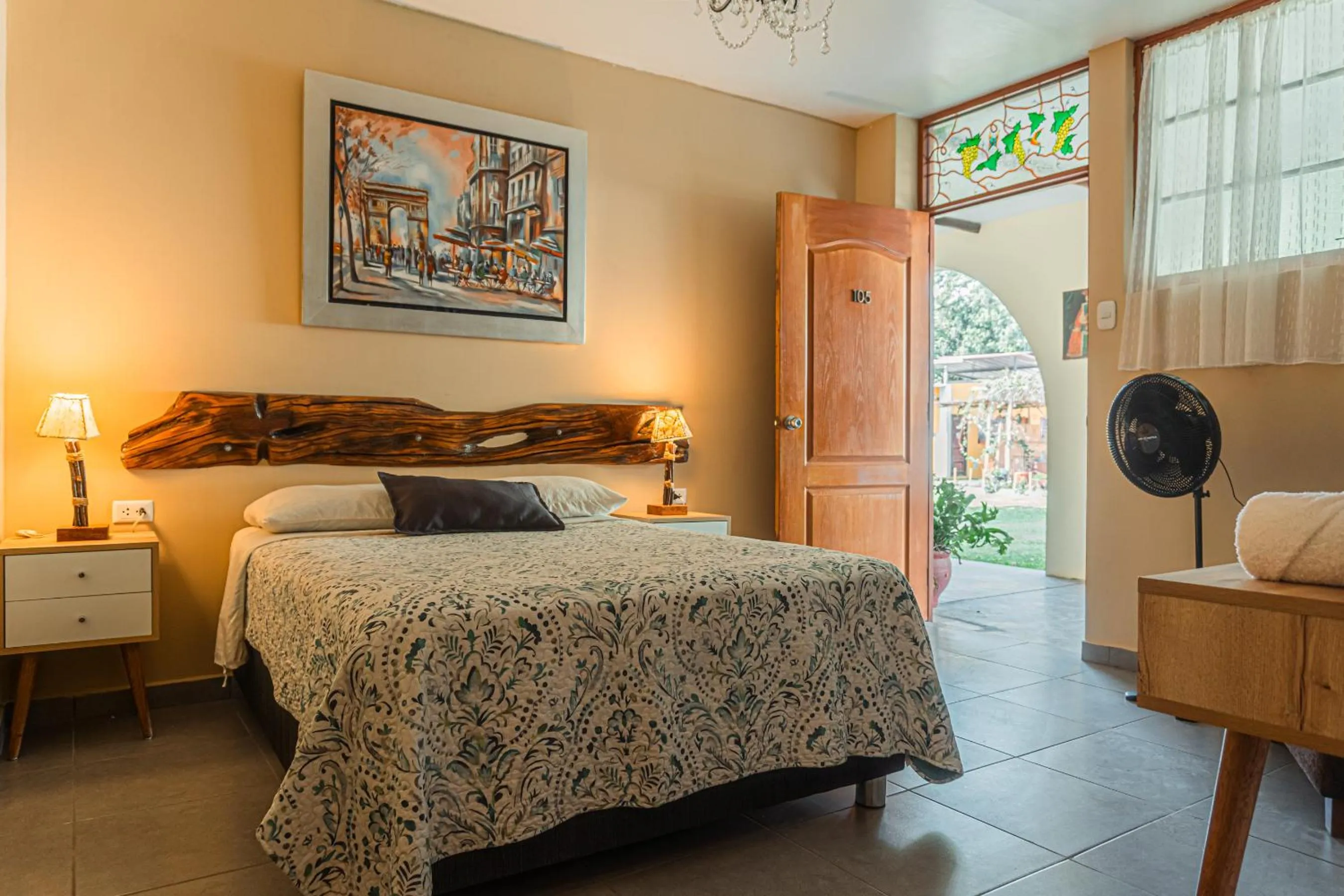 Bed in Serenity Lodge