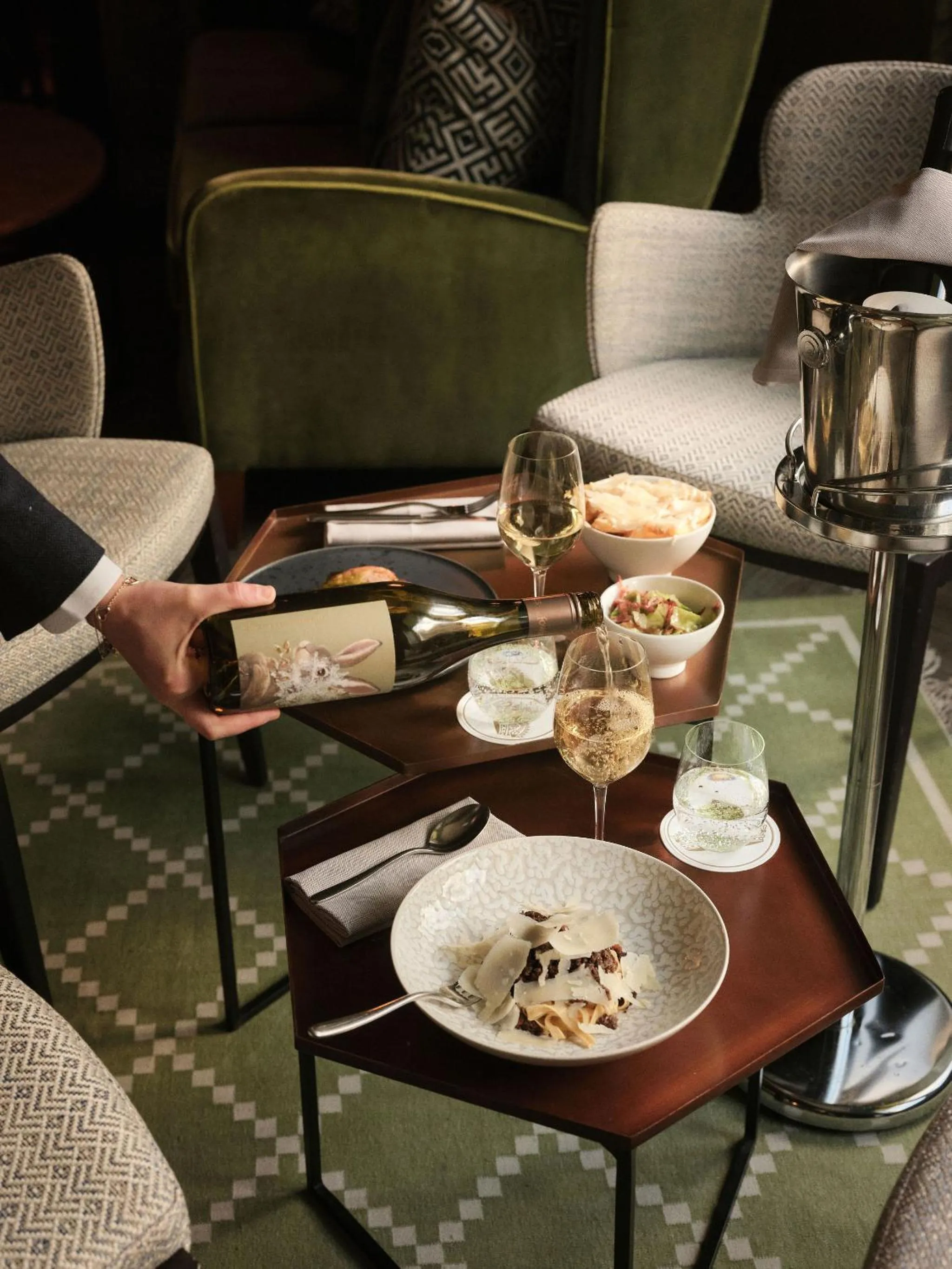 Living room in The Queensberry Hotel