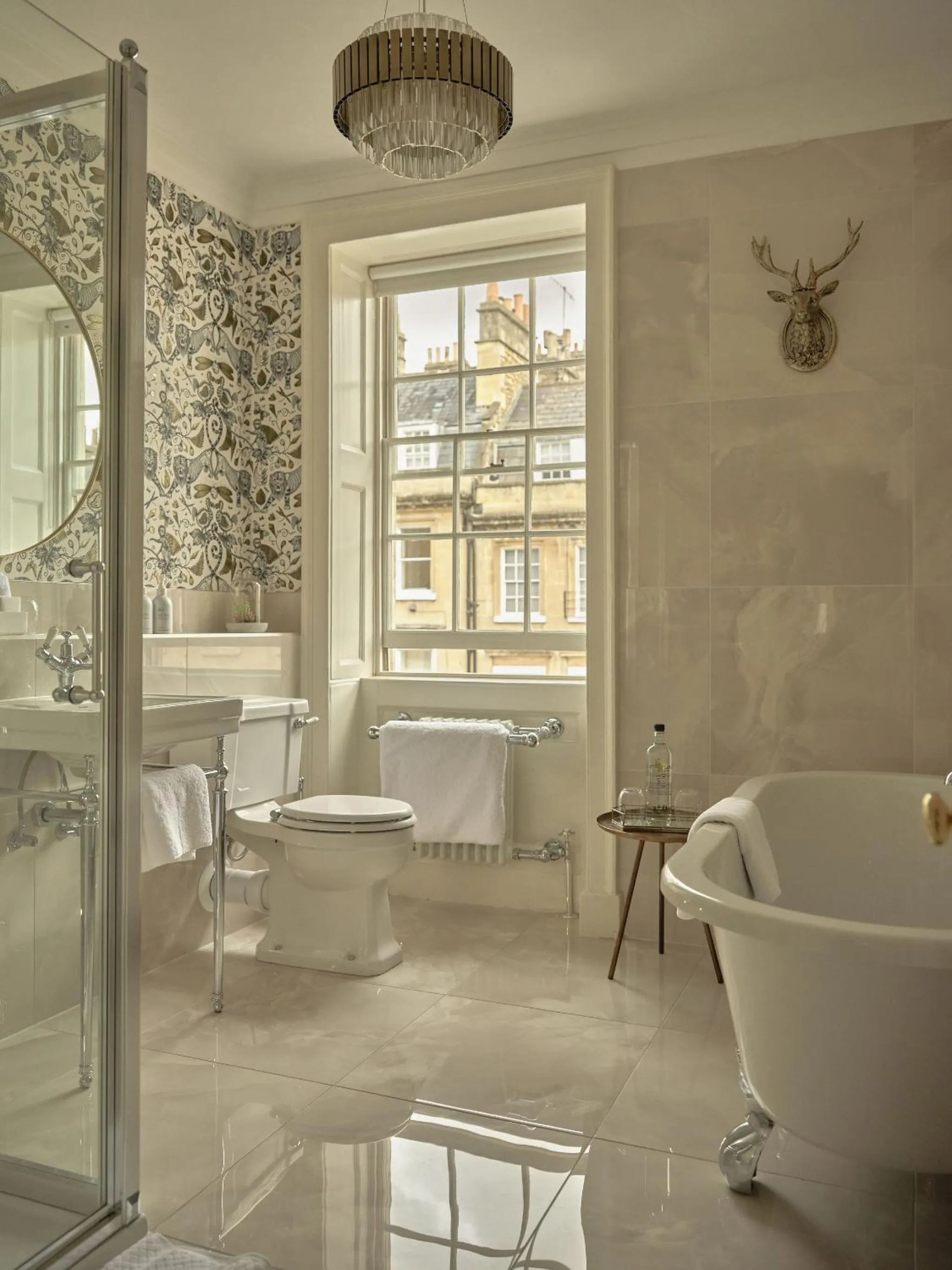 Shower in The Queensberry Hotel