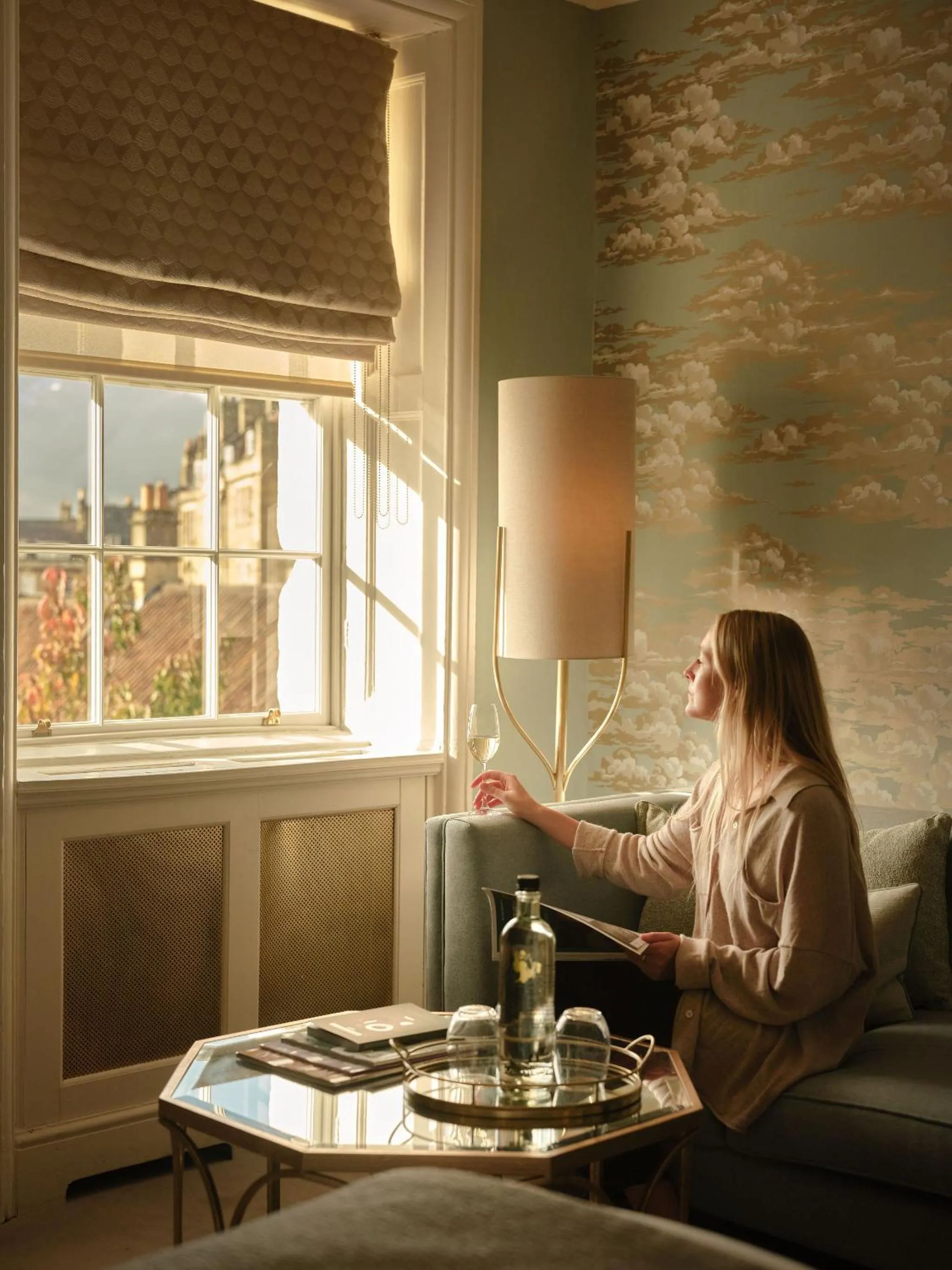 Seating area in The Queensberry Hotel