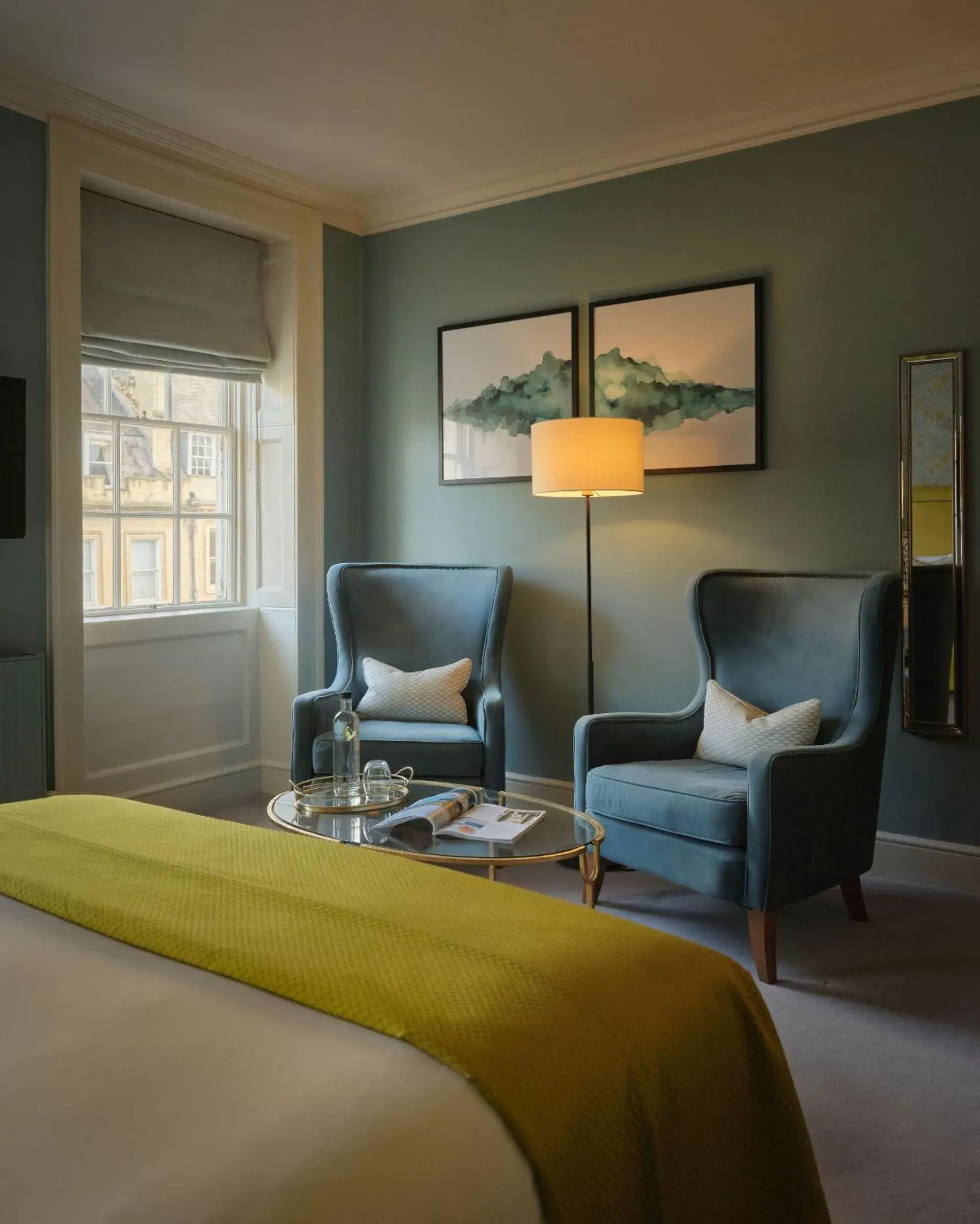 Living room, Bed in The Queensberry Hotel Living room, Bed in The Queensberry Hotel