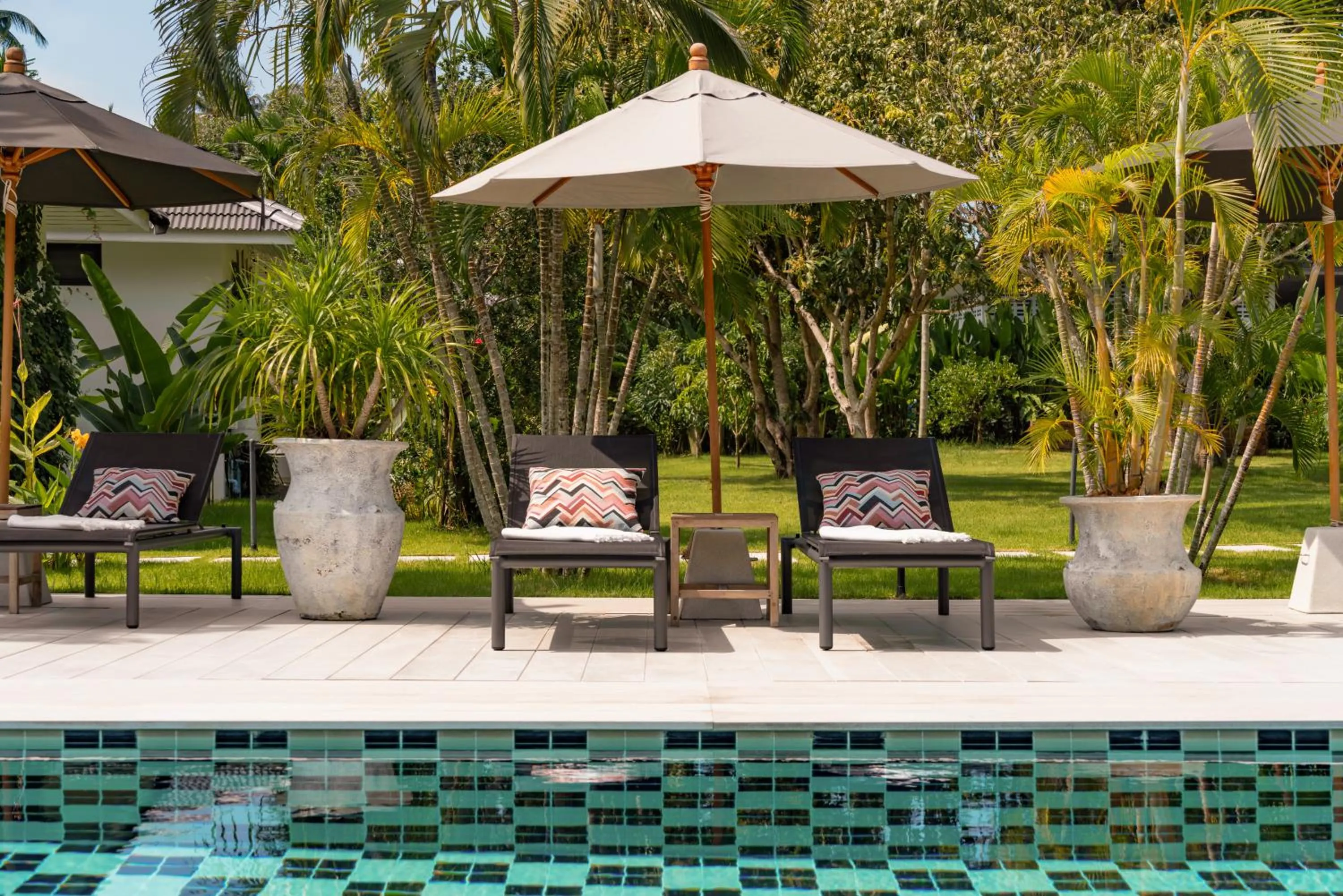 Garden view in Moorea Boutique Resort Samui