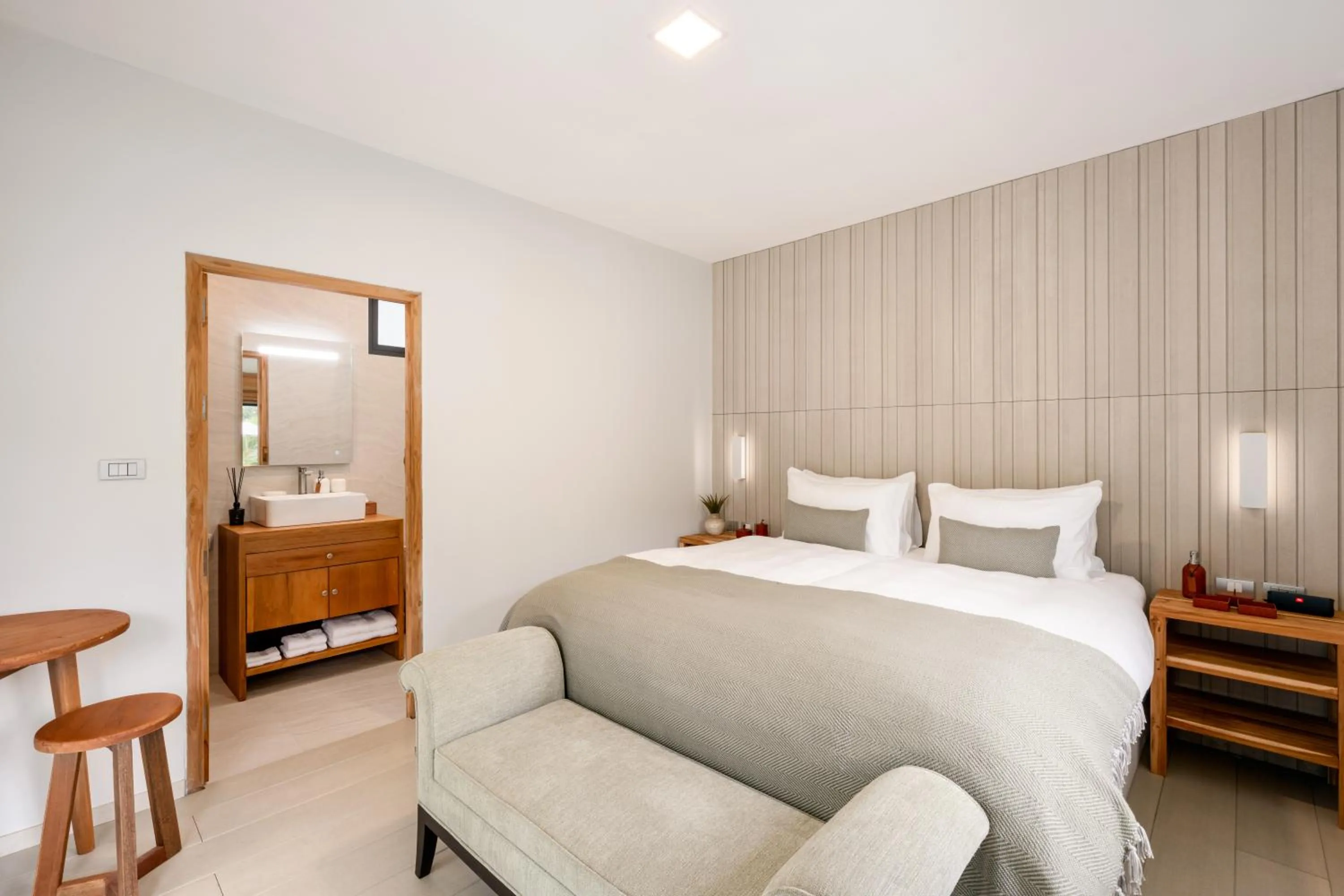 Bed in Moorea Boutique Resort Samui