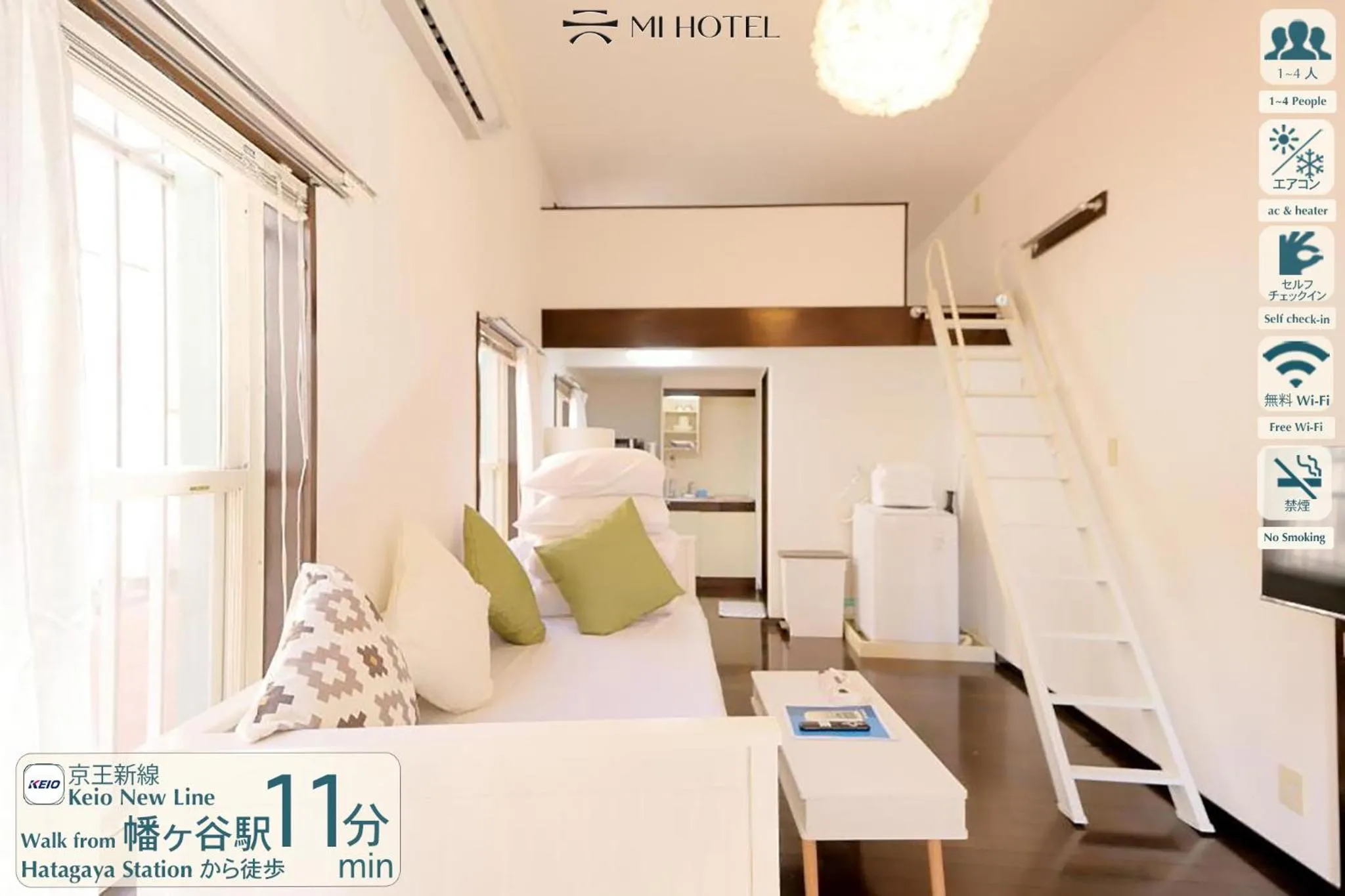 Text overlay in Mi-LOFT SHIBUYA