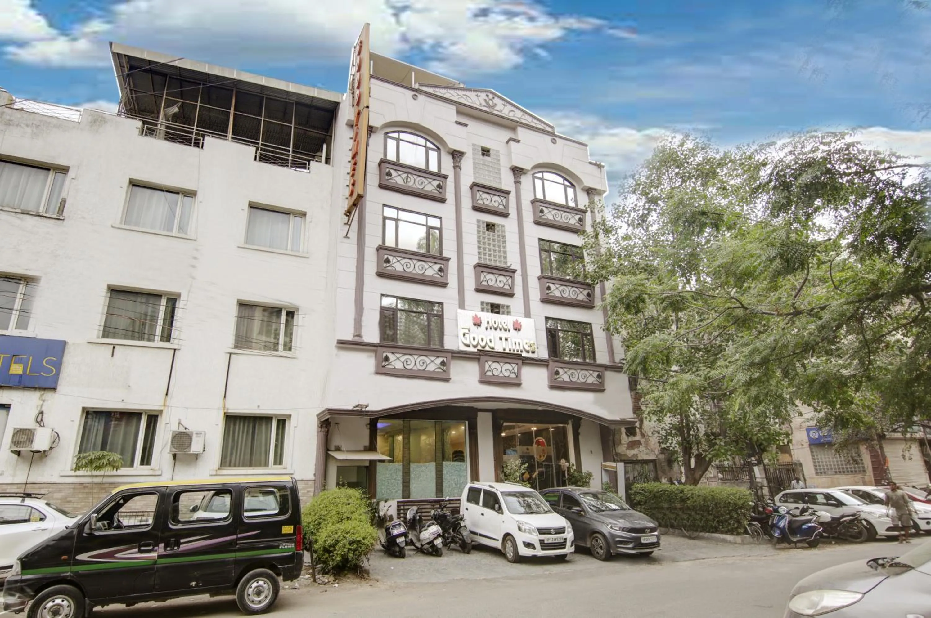 Property building in Hotel Good Times - Karol Bagh Metro Station