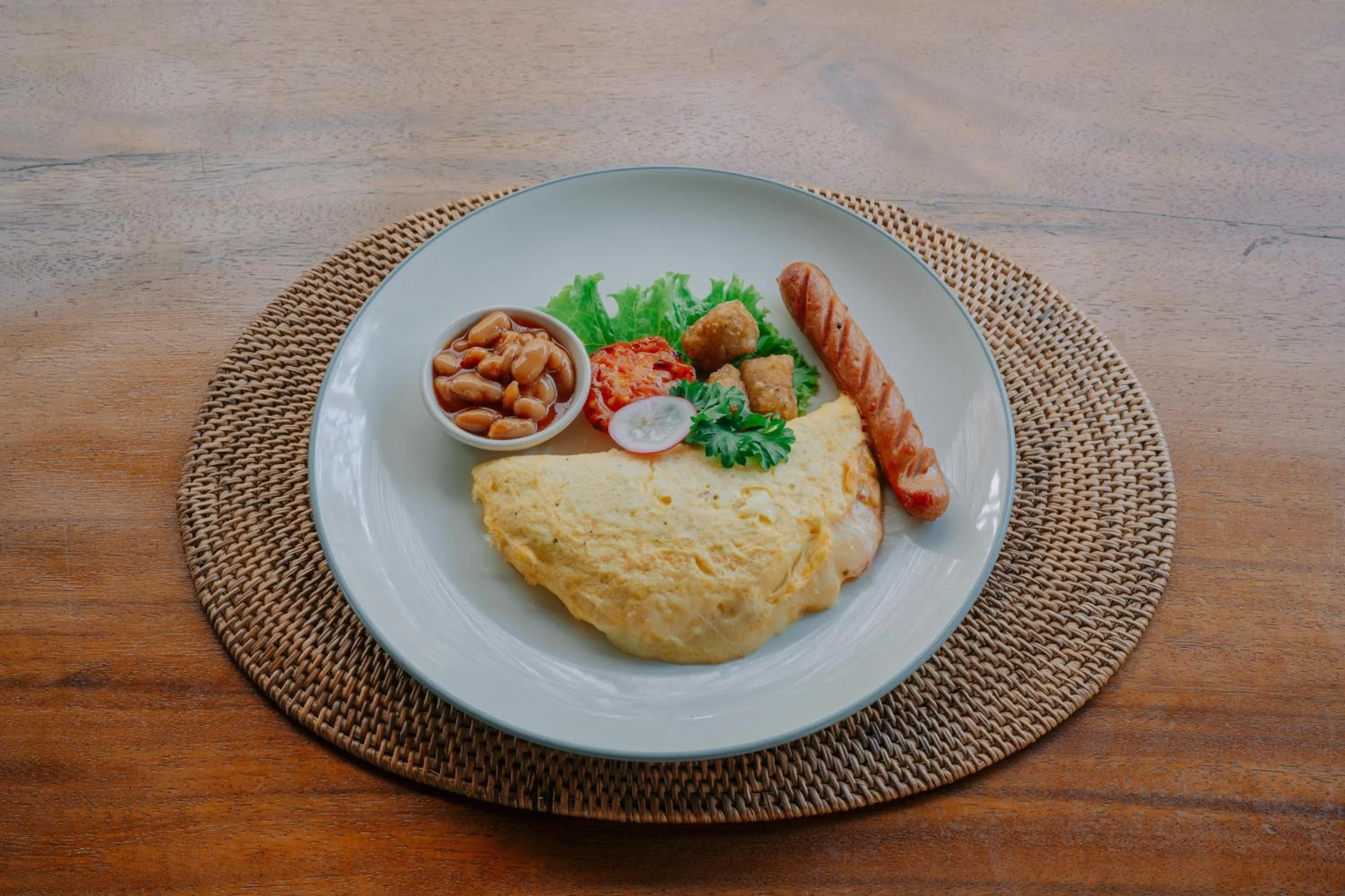 Breakfast in The Kayuan Lumbur Resort Ubud