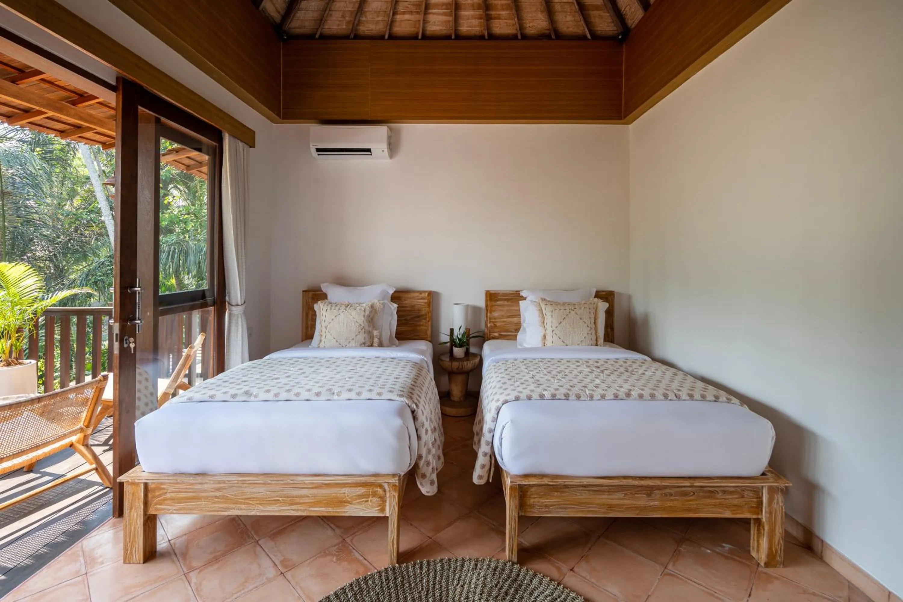 Bed in The Kayuan Lumbur Resort Ubud