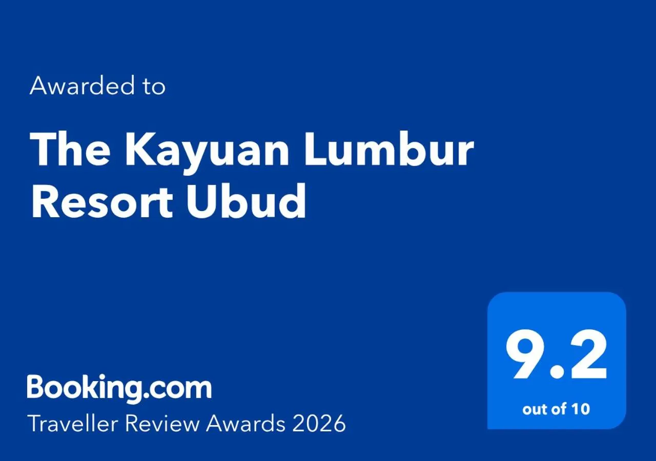 Certificate/Award in The Kayuan Lumbur Resort Ubud
