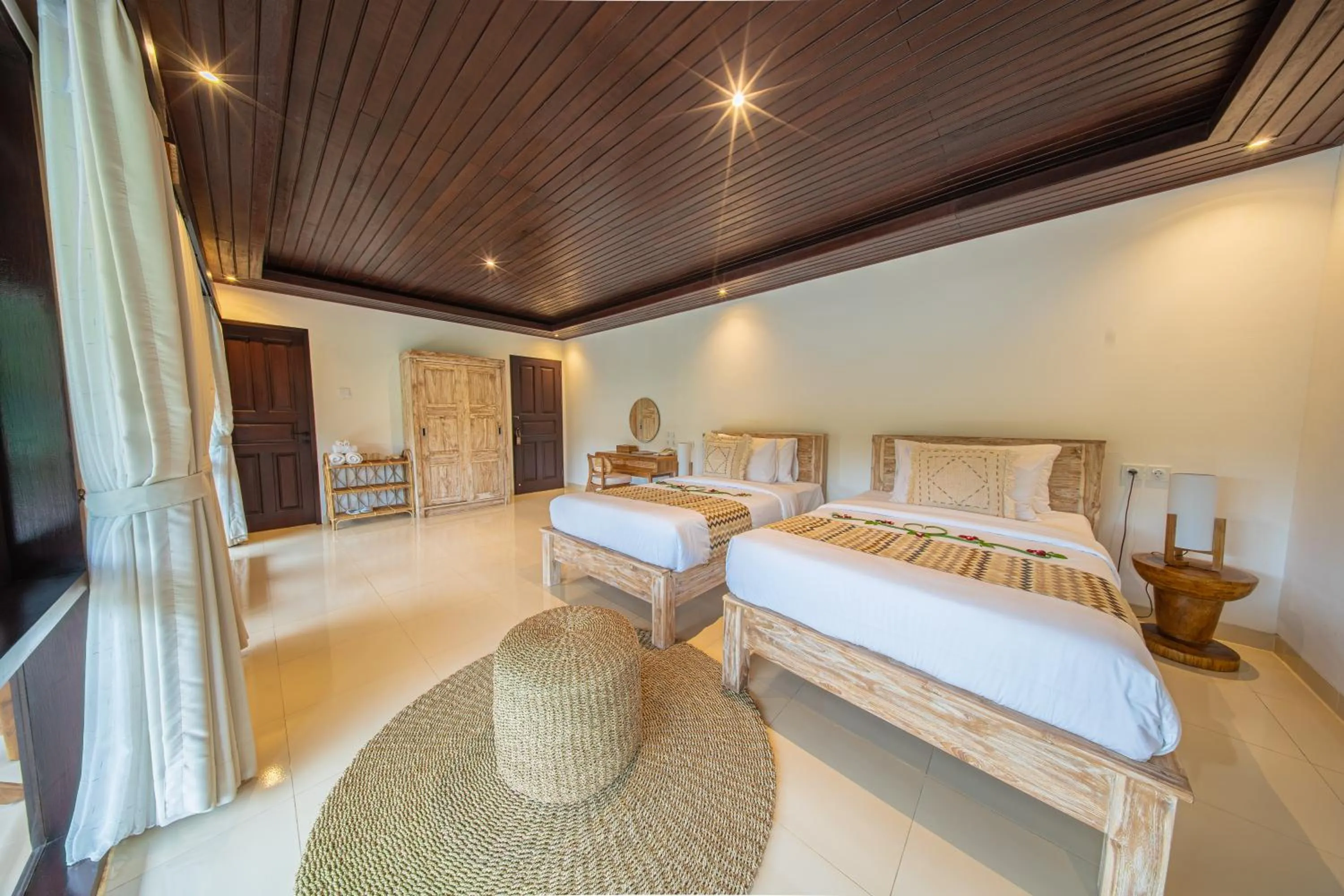 Bed in The Kayuan Lumbur Resort Ubud