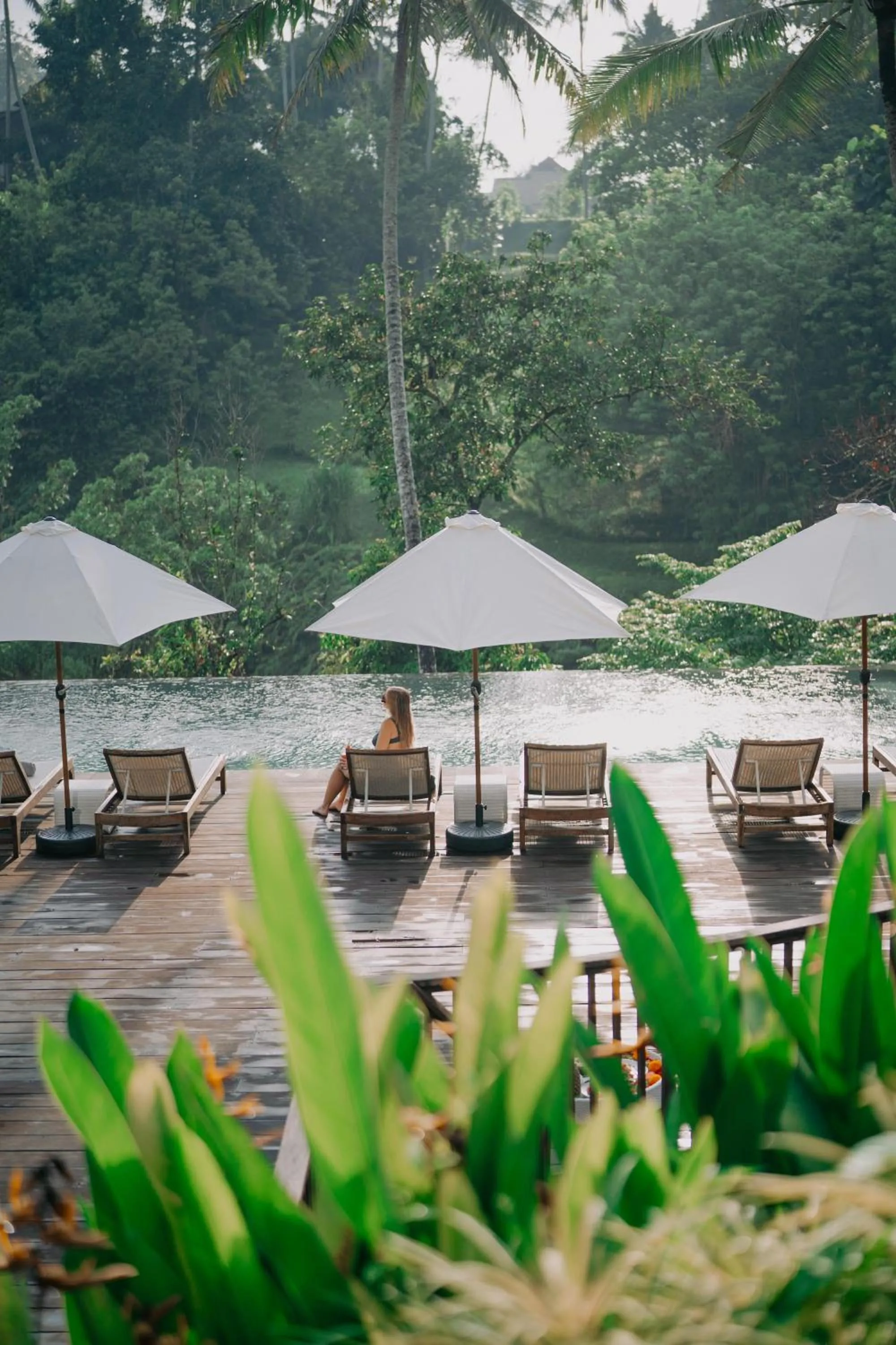 Pool view in The Kayuan Lumbur Resort Ubud