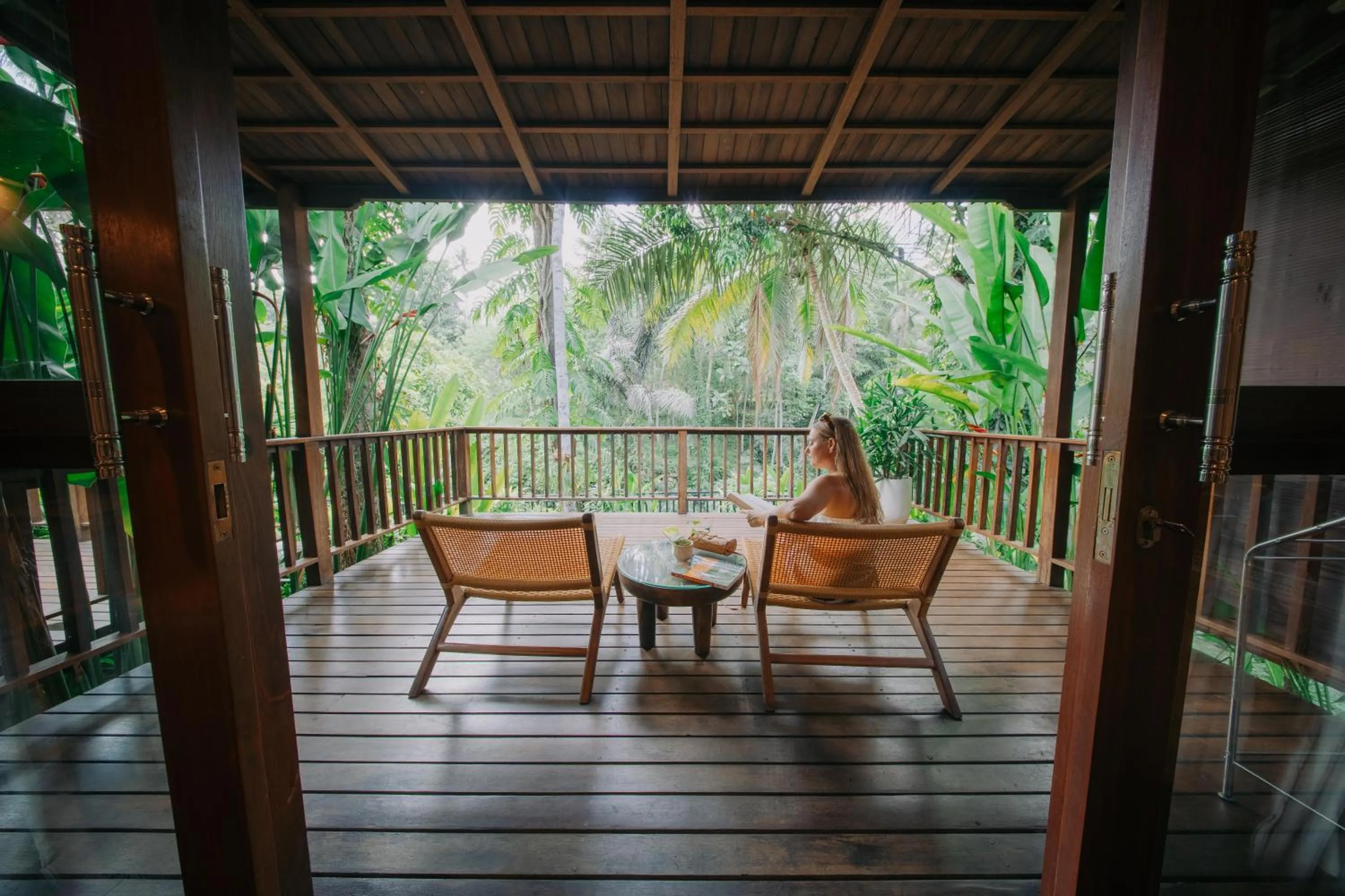 Balcony/Terrace in The Kayuan Lumbur Resort Ubud