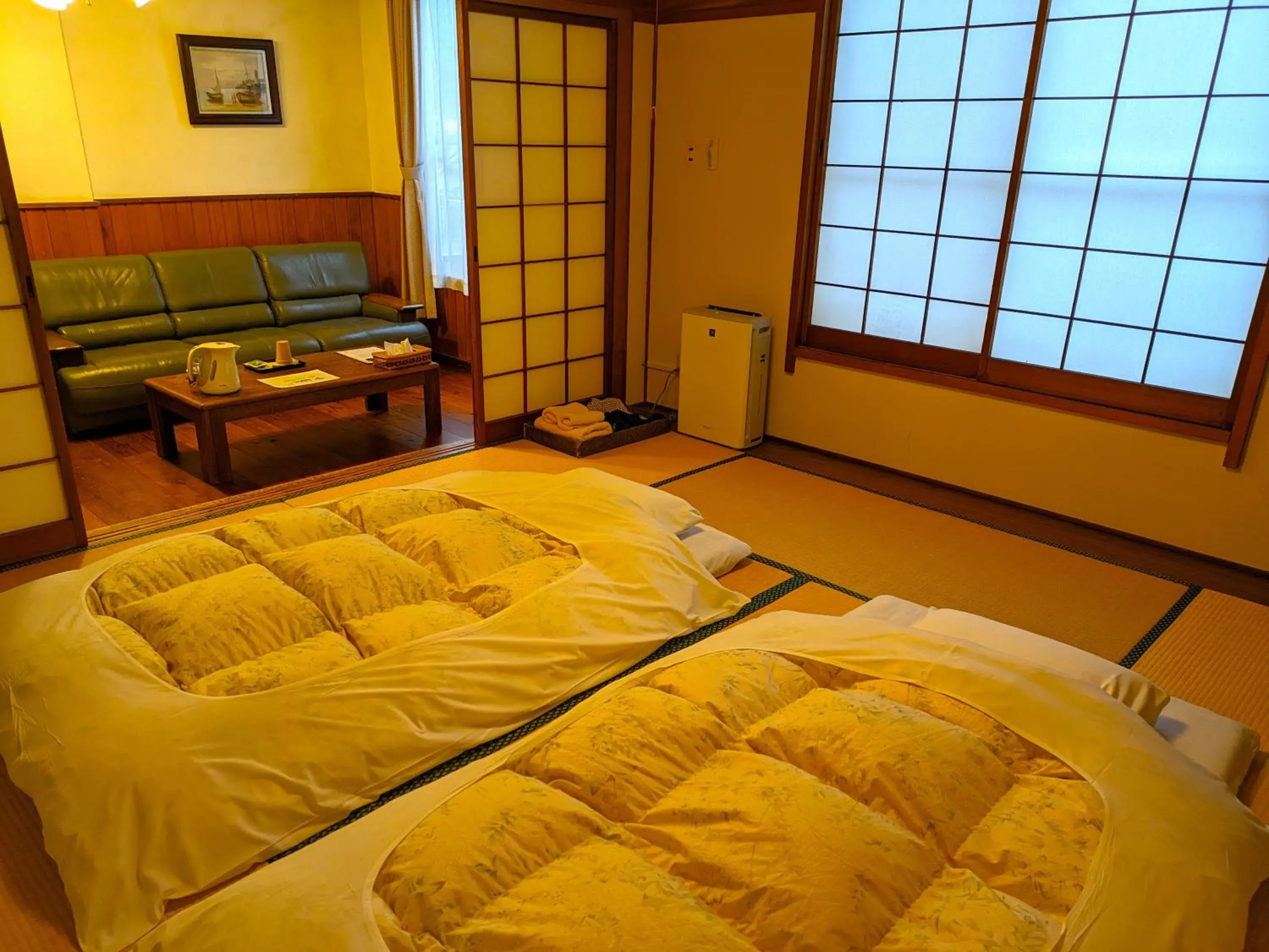 Bed in KULABO Taishokan Bed in KULABO Taishokan