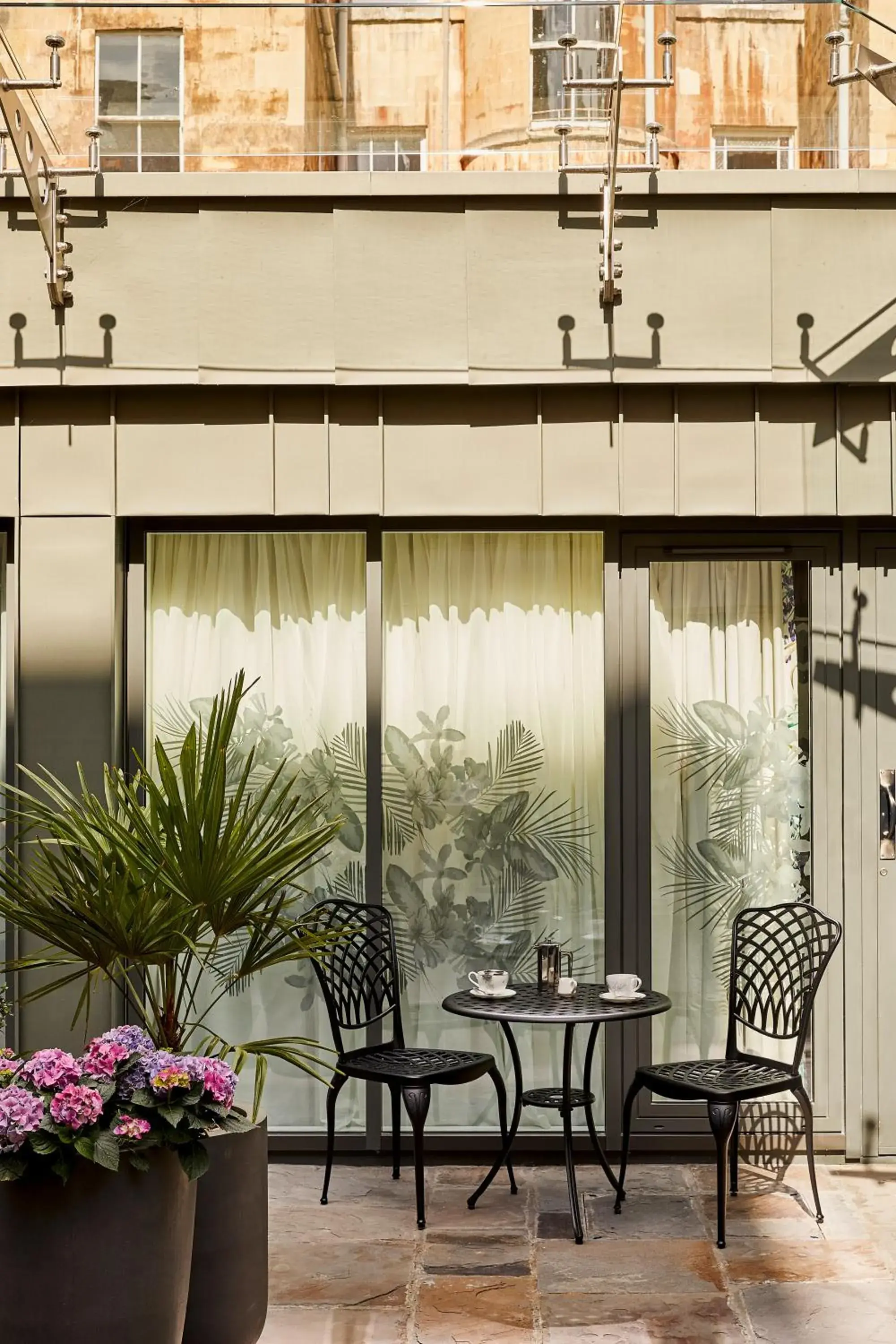 Inner courtyard view in Hotel Indigo - Bath by IHG Inner courtyard view in Hotel Indigo - Bath by IHG