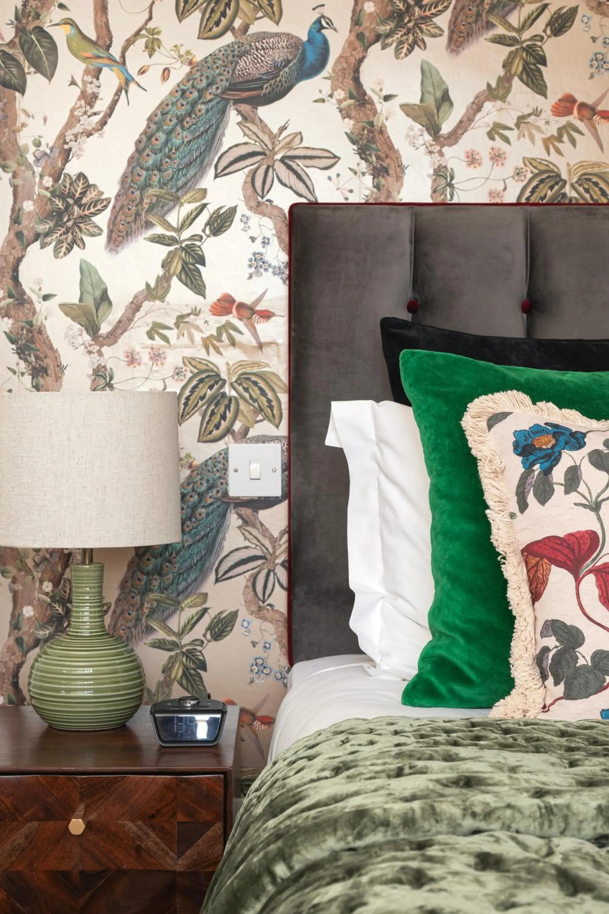 Decorative detail, Bed in Harington's Boutique Hotel