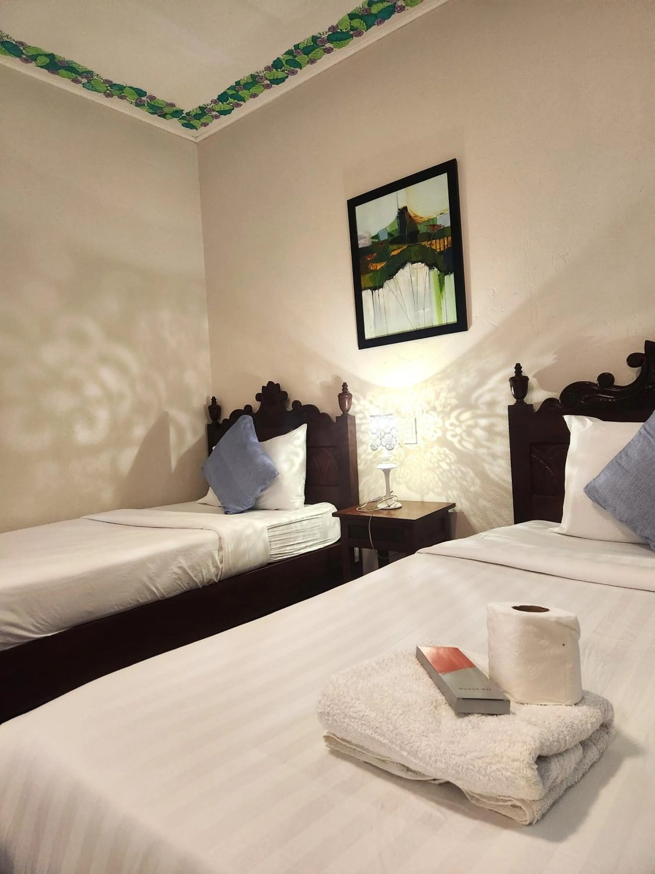 Bed in NSCC Hotel Vigan