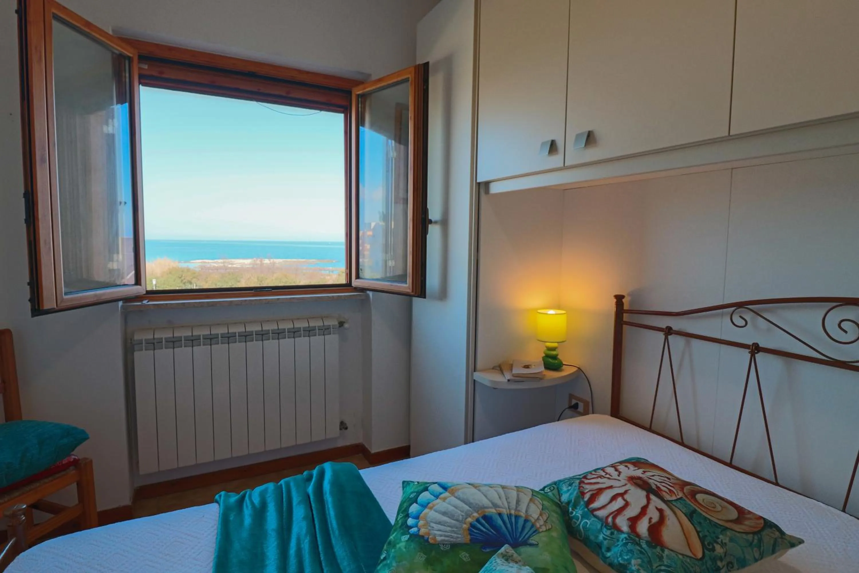 Bed in Sea view house in Otranto 4 places