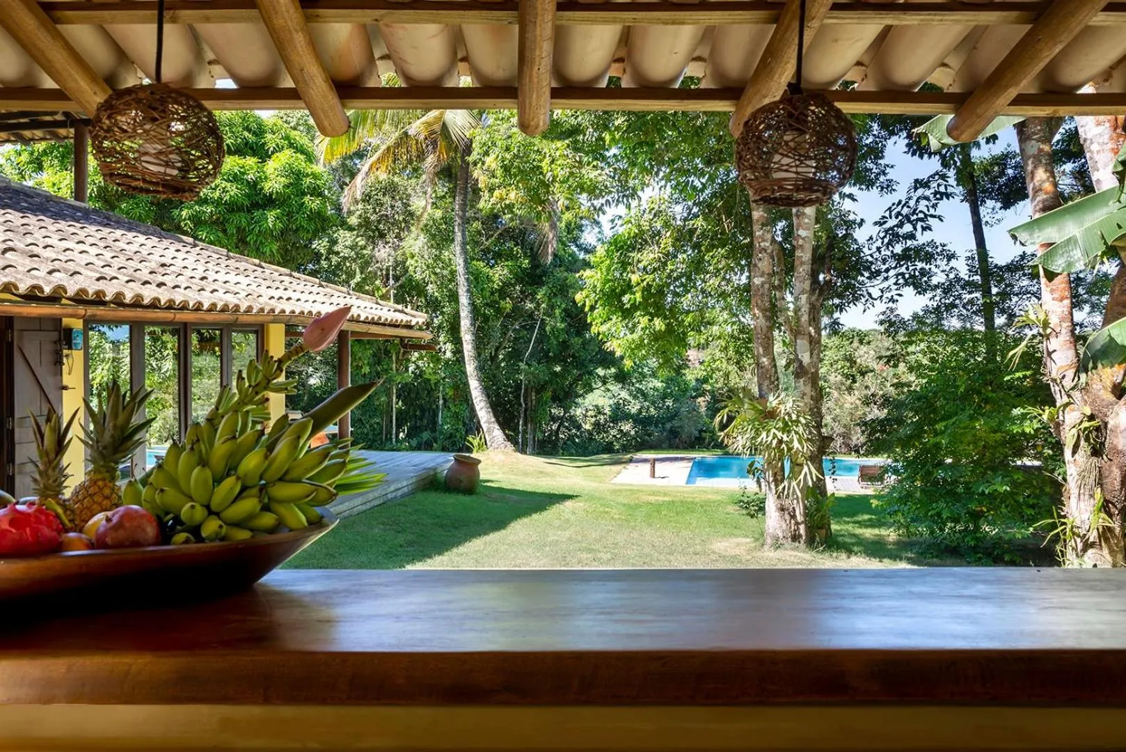 Garden in Casa Baiana Pousada & Aconchego