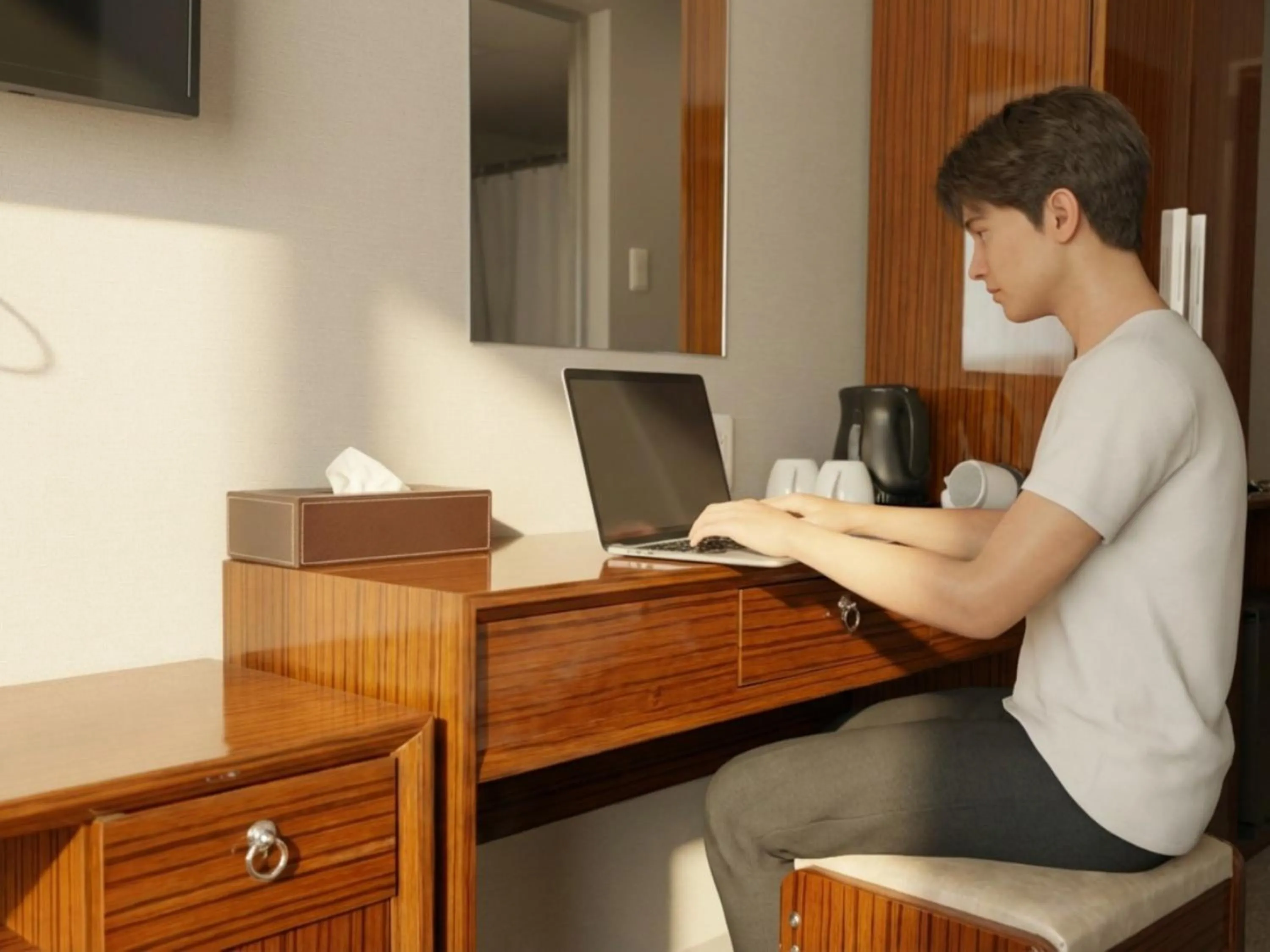 Photo of the whole room in EZ HOTEL Kansai Airport Seaside