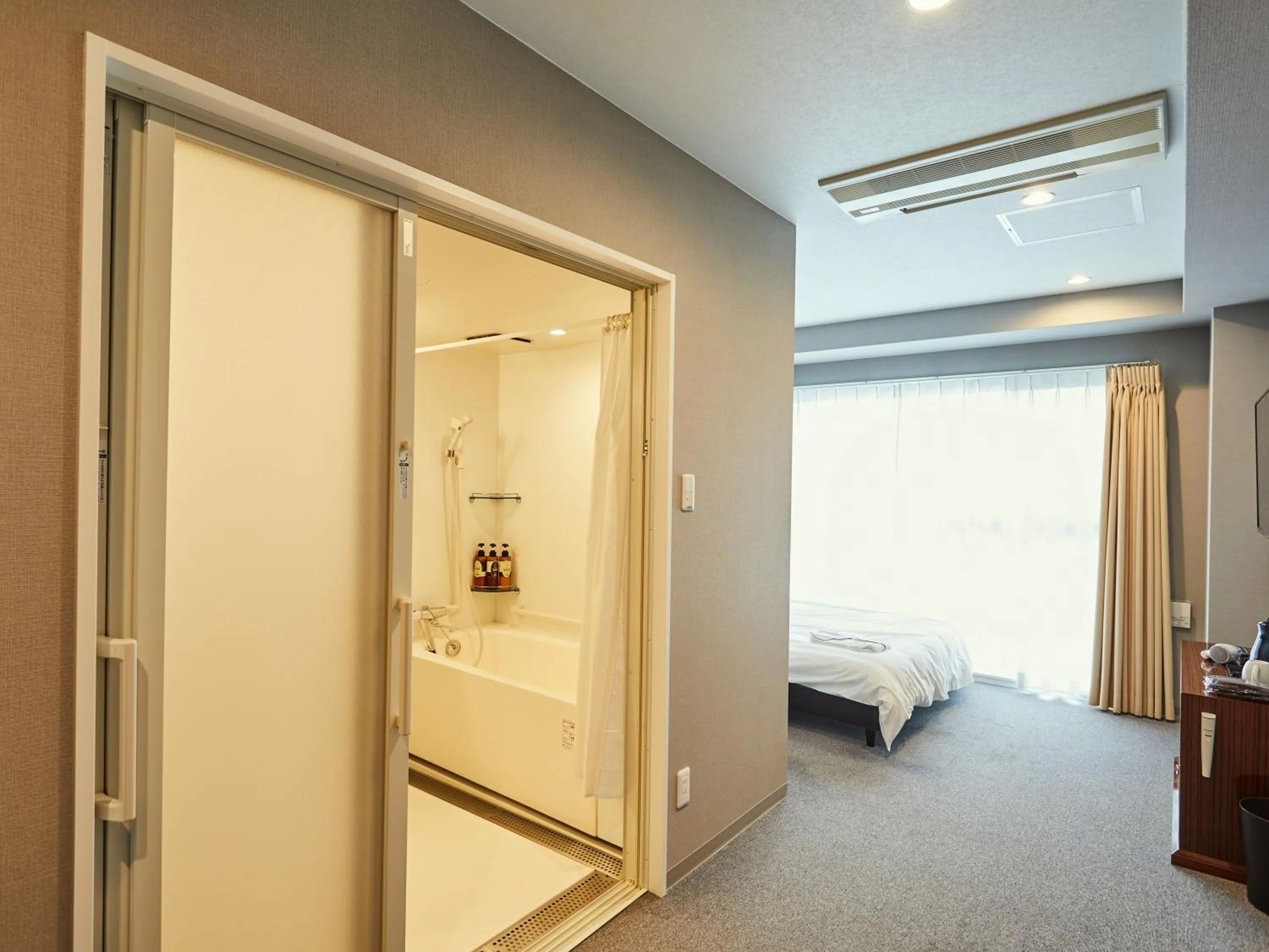 Photo of the whole room, Bed in EZ HOTEL Kansai Airport Seaside