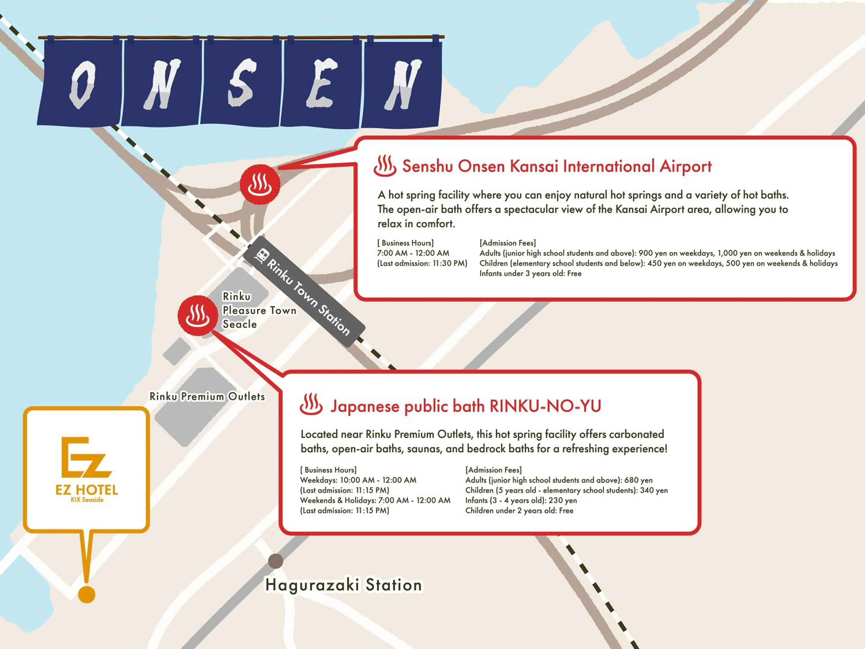 Off site in EZ HOTEL Kansai Airport Seaside