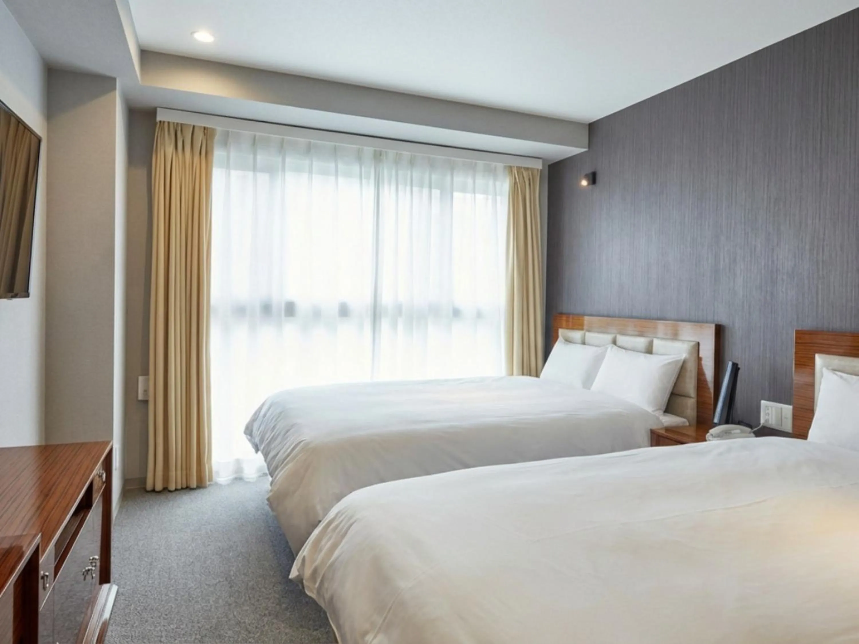 Photo of the whole room, Bed in EZ HOTEL Kansai Airport Seaside