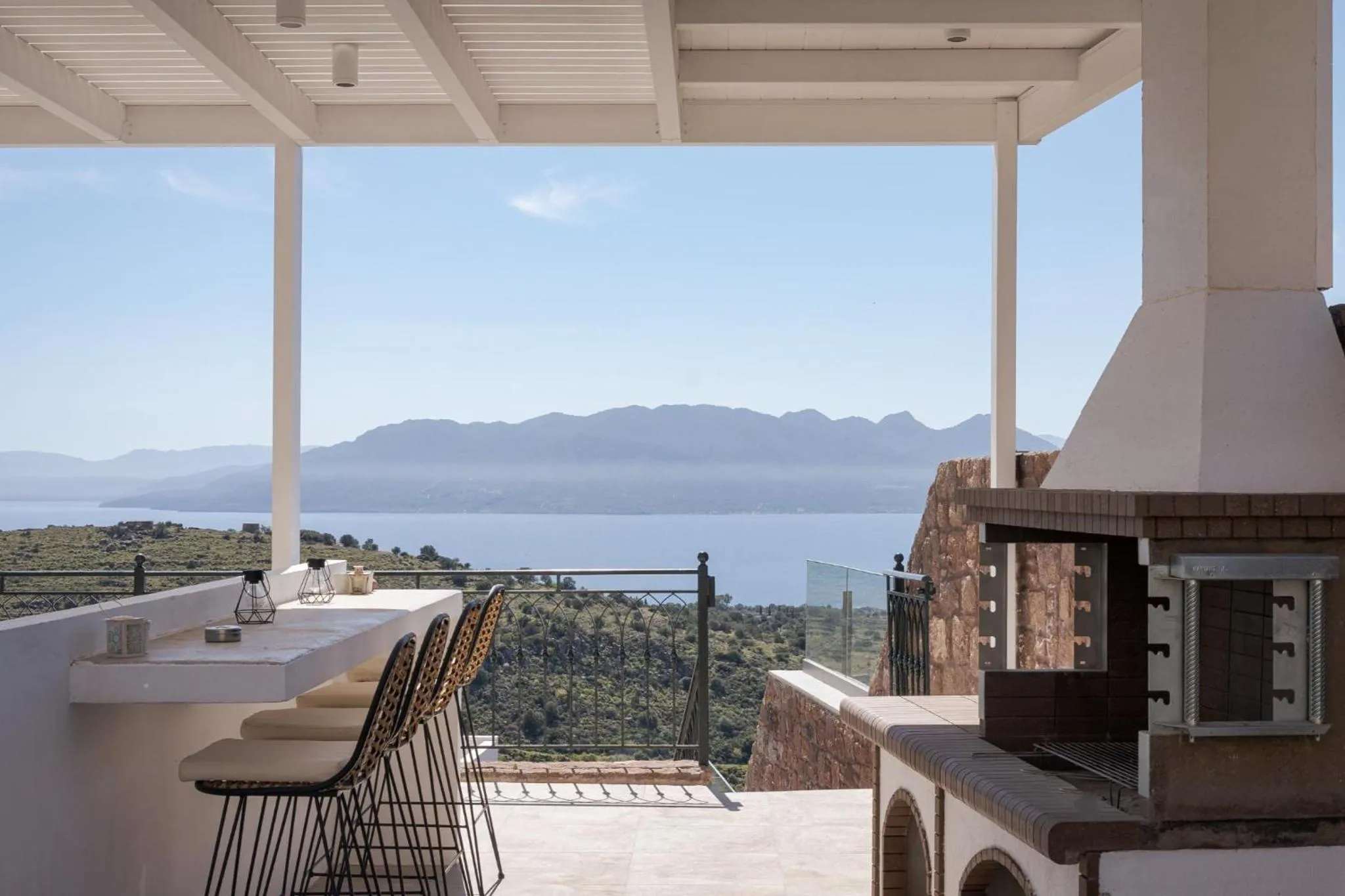 Patio in Kaerati Villa Aegina
