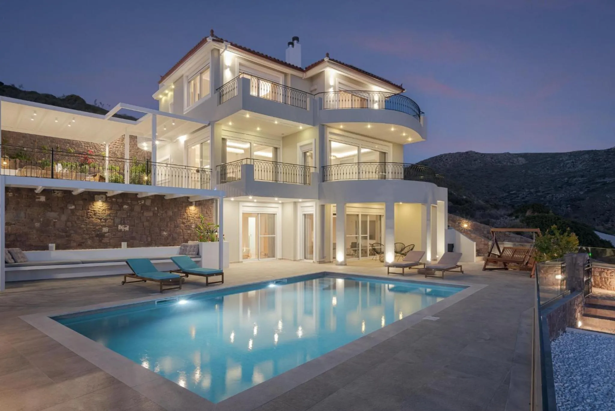 Property building in Kaerati Villa Aegina