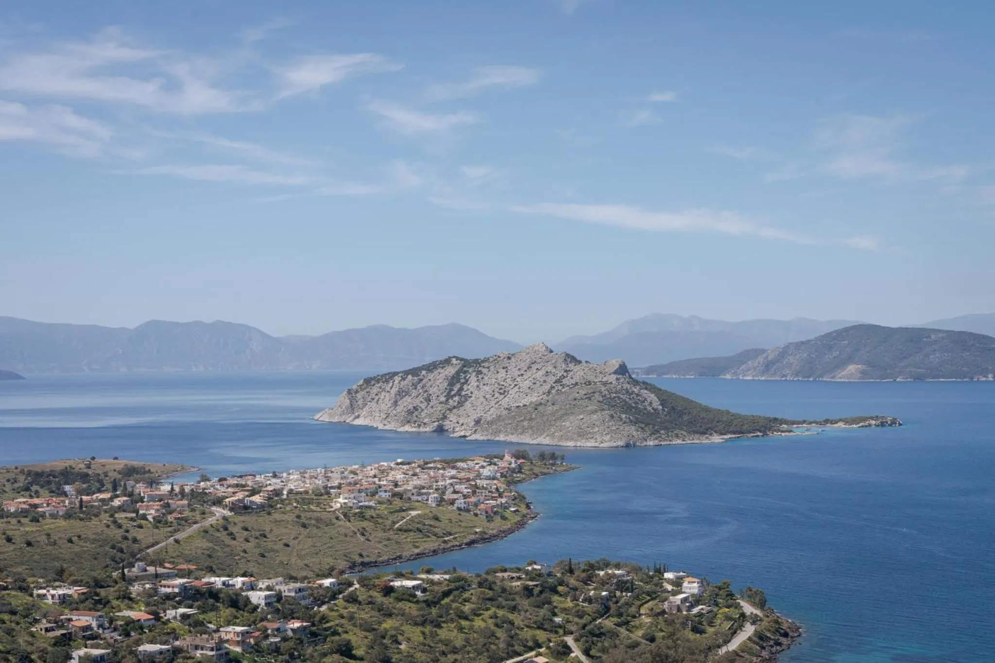 Bird's eye view in Kaerati Villa Aegina
