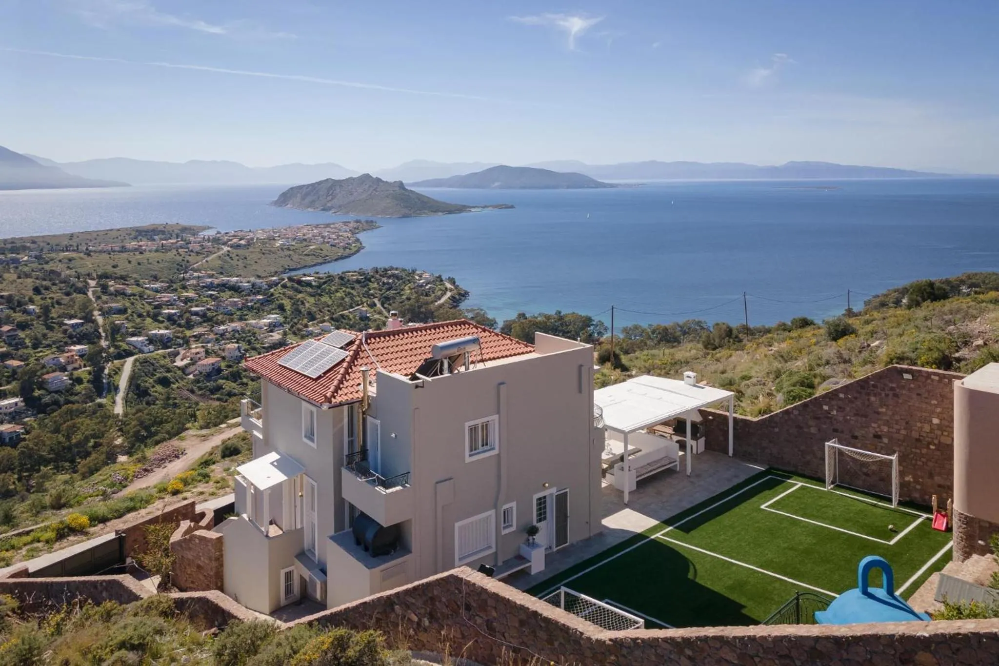 Property building in Kaerati Villa Aegina