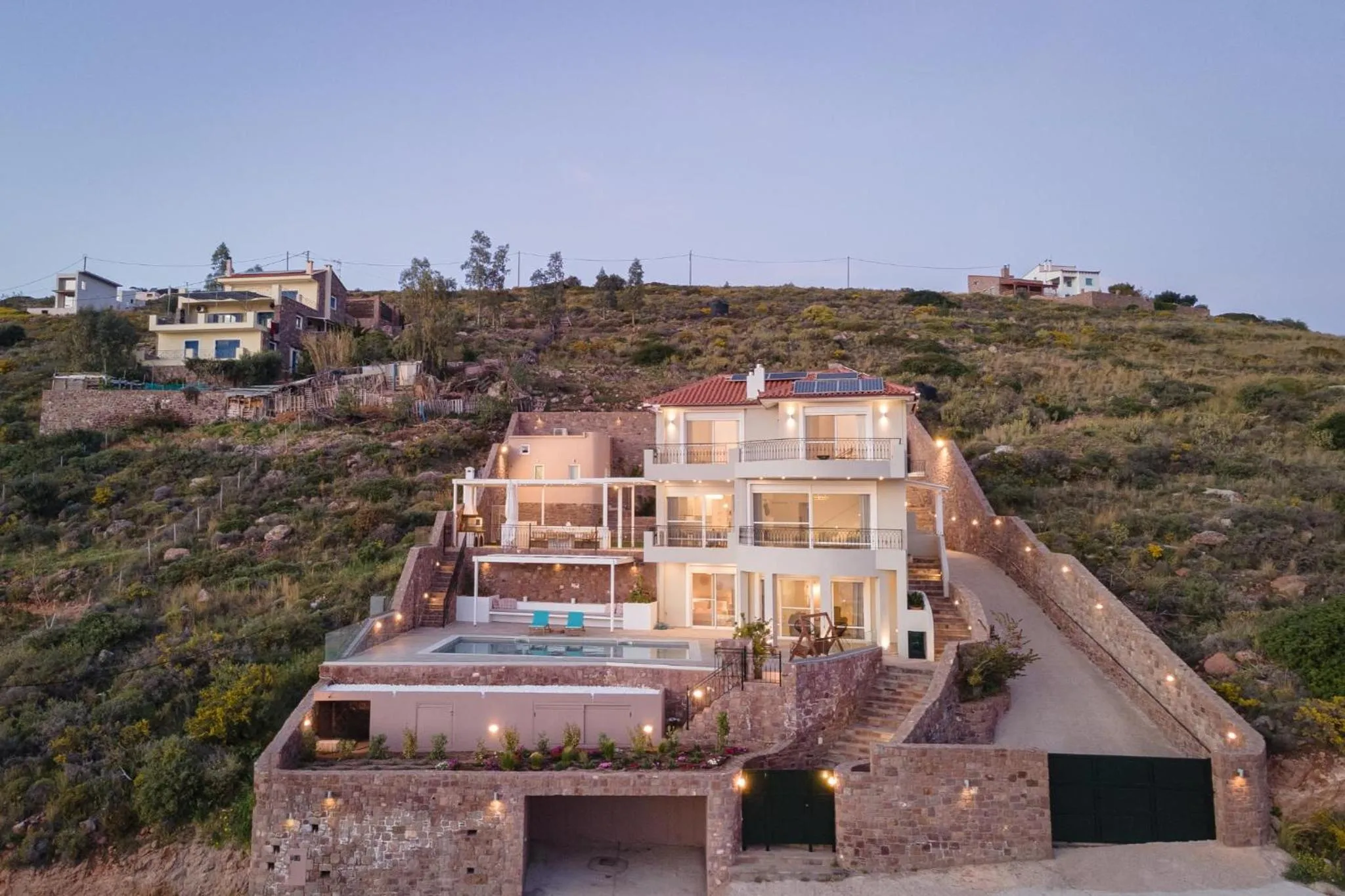 Property building in Kaerati Villa Aegina