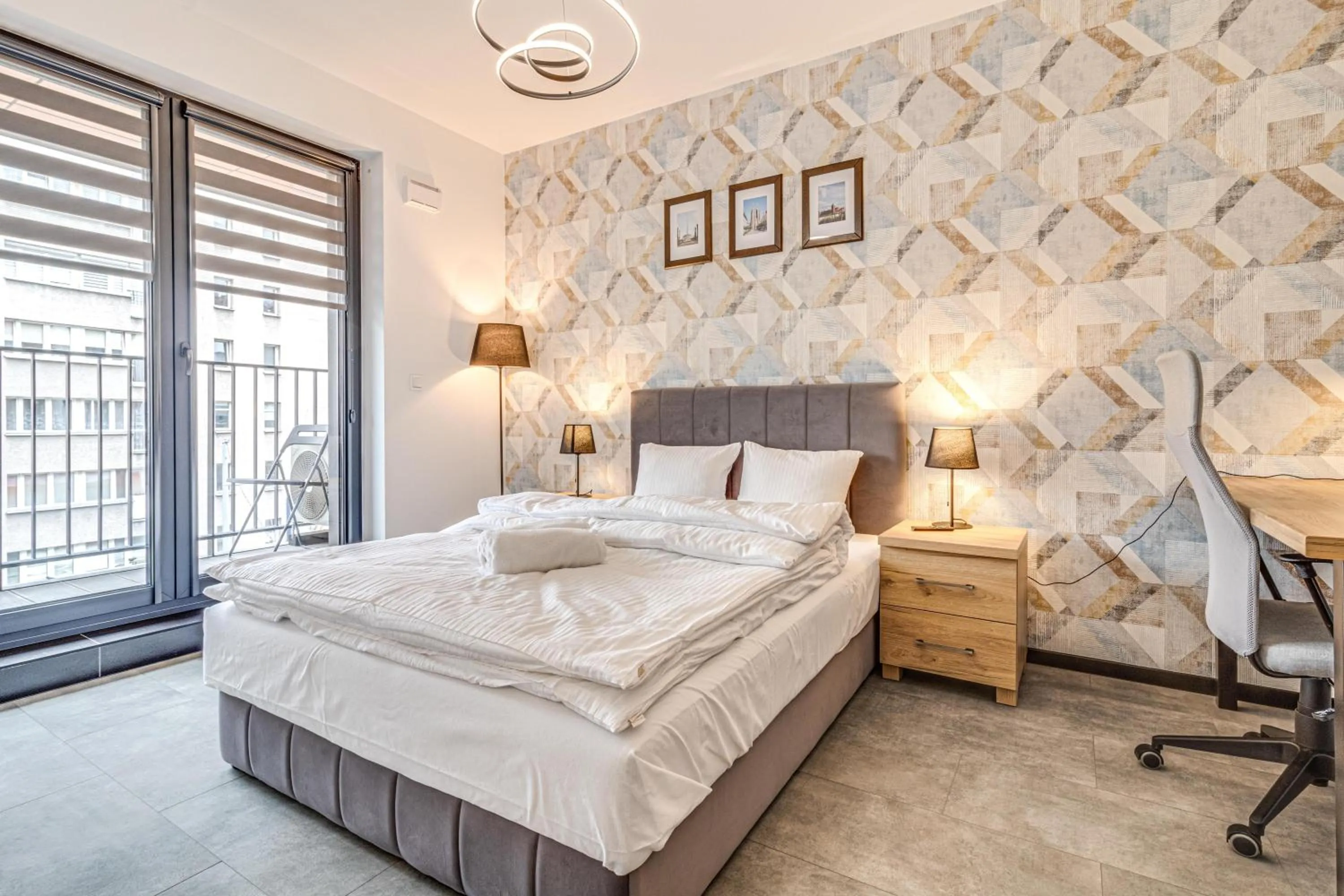 Bed in RentPlanet - Apartament Wyszyńskiego
