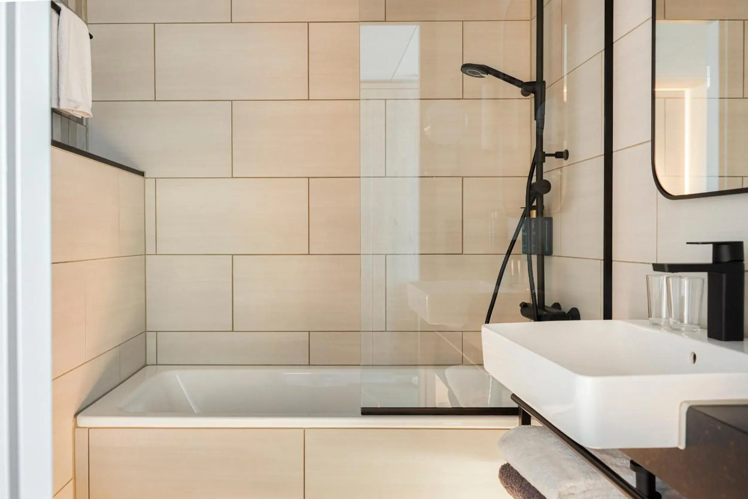 Bathroom in Clarion Hotel Helsinki Airport Bathroom in Clarion Hotel Helsinki Airport