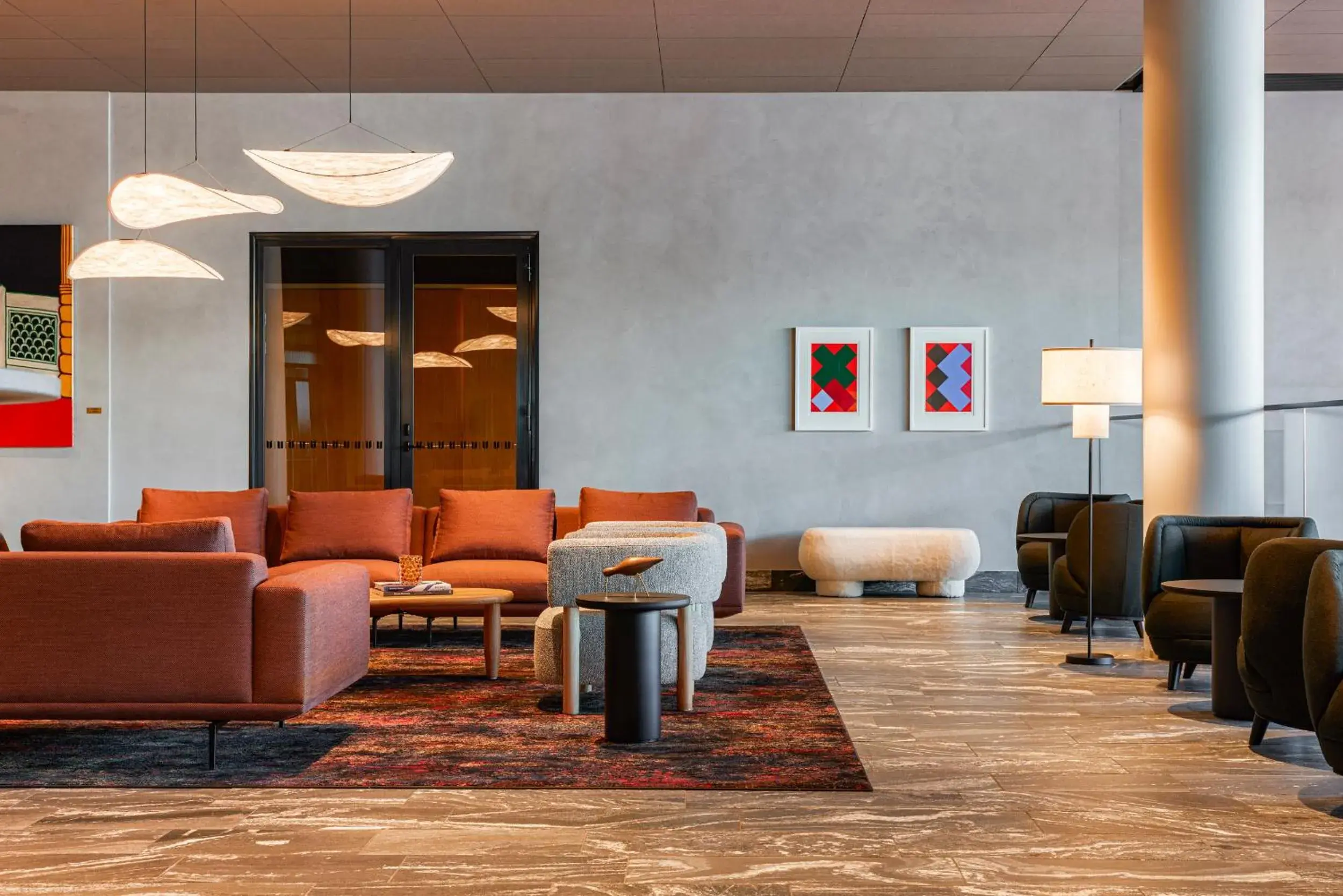 Lobby or reception in Clarion Hotel Helsinki Airport Lobby or reception in Clarion Hotel Helsinki Airport