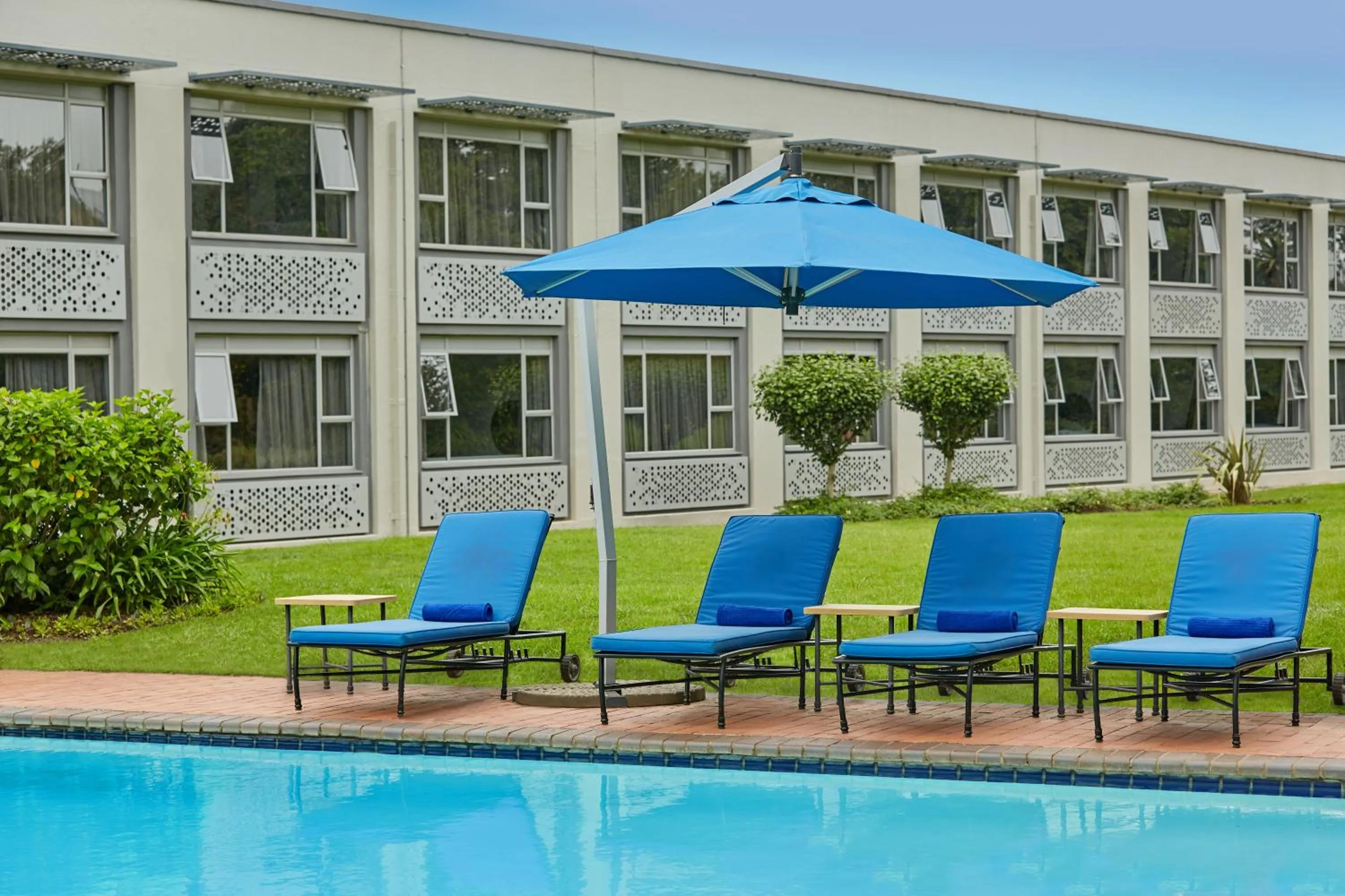 Pool view in Garden Court Mthatha