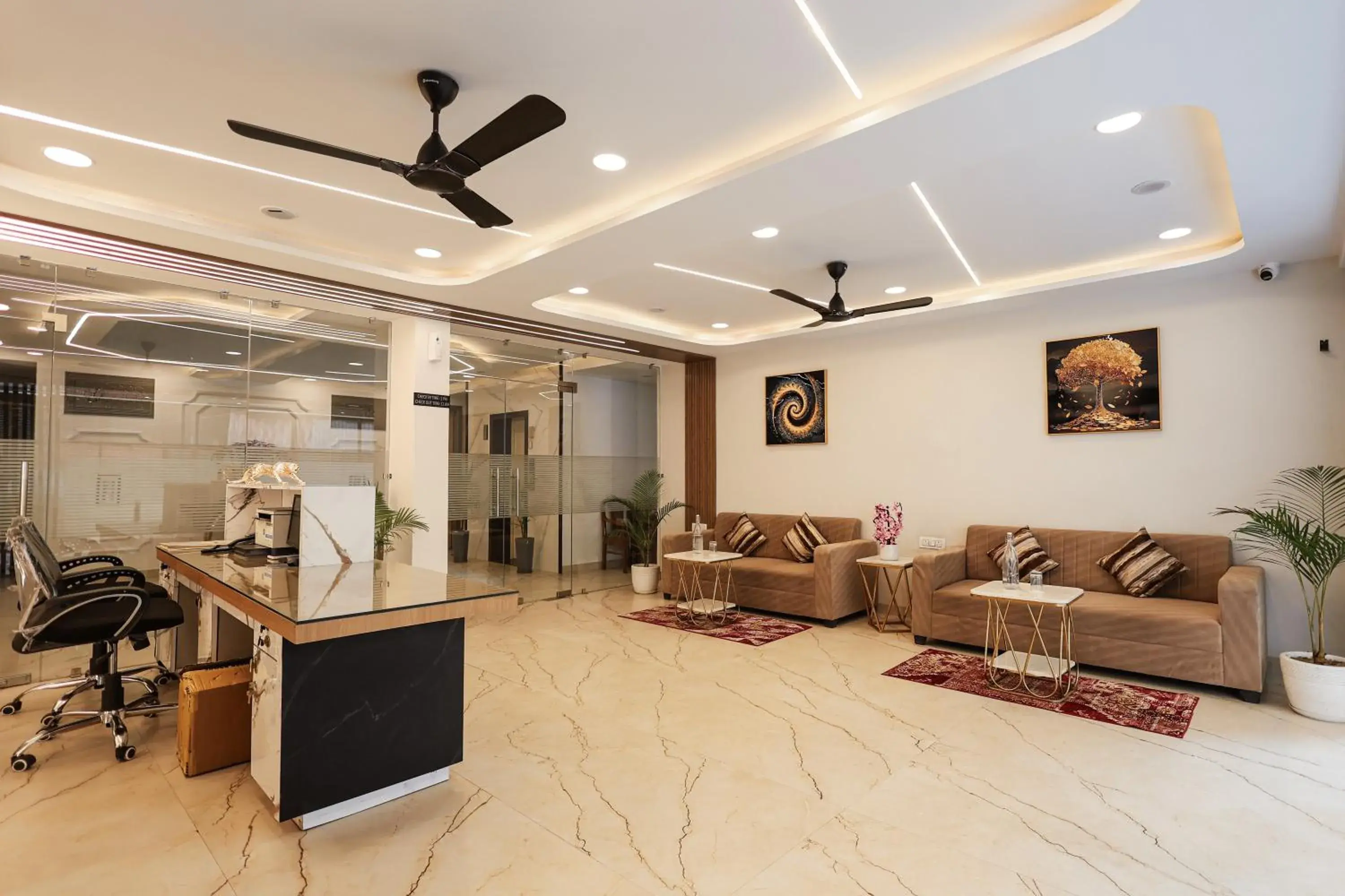 Lobby or reception in Arjun - A boutique hotel Lobby or reception in Arjun - A boutique hotel