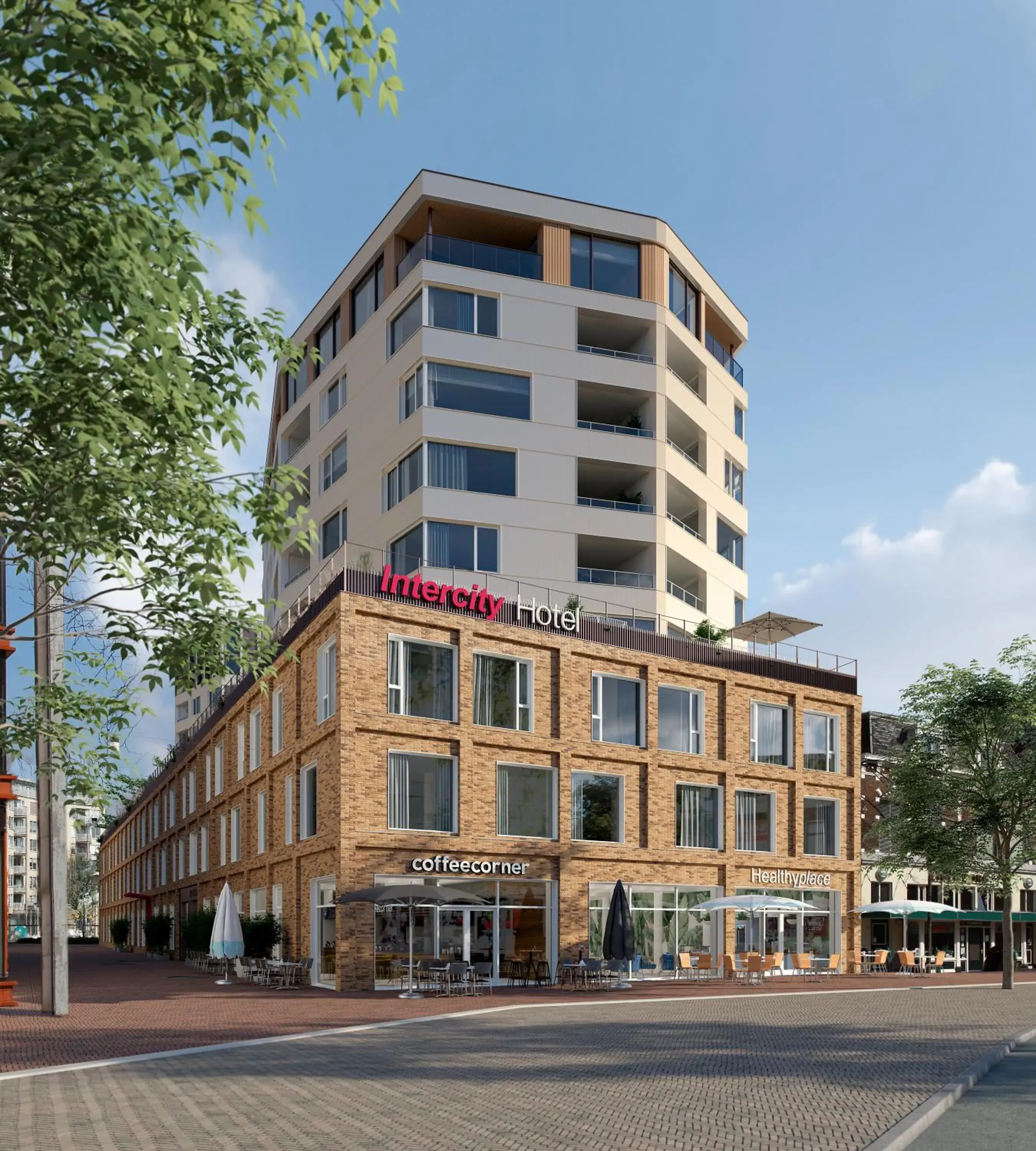 Property building in IntercityHotel Leiden Property building in IntercityHotel Leiden