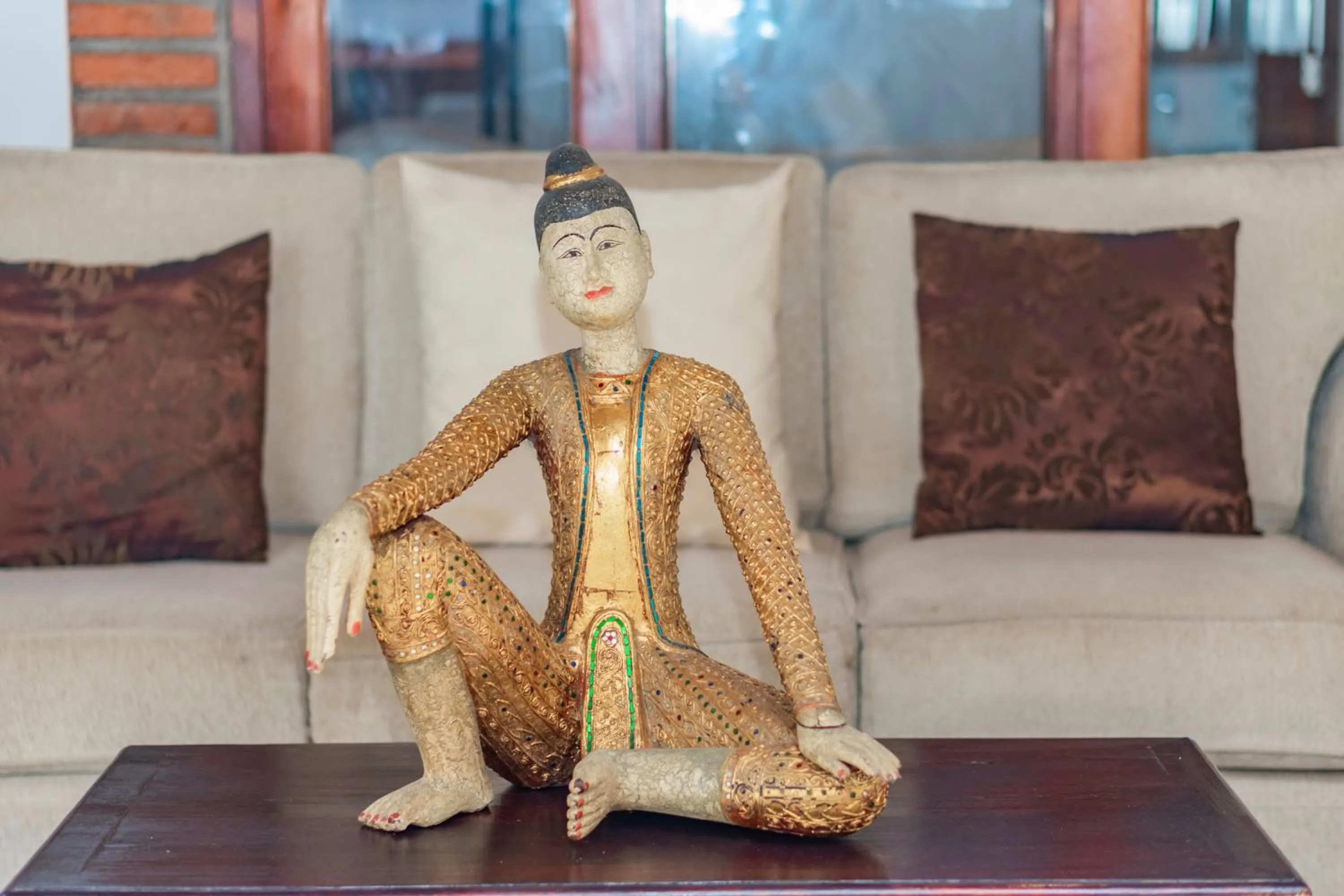 Decorative detail in As I Am Ubud Retreat