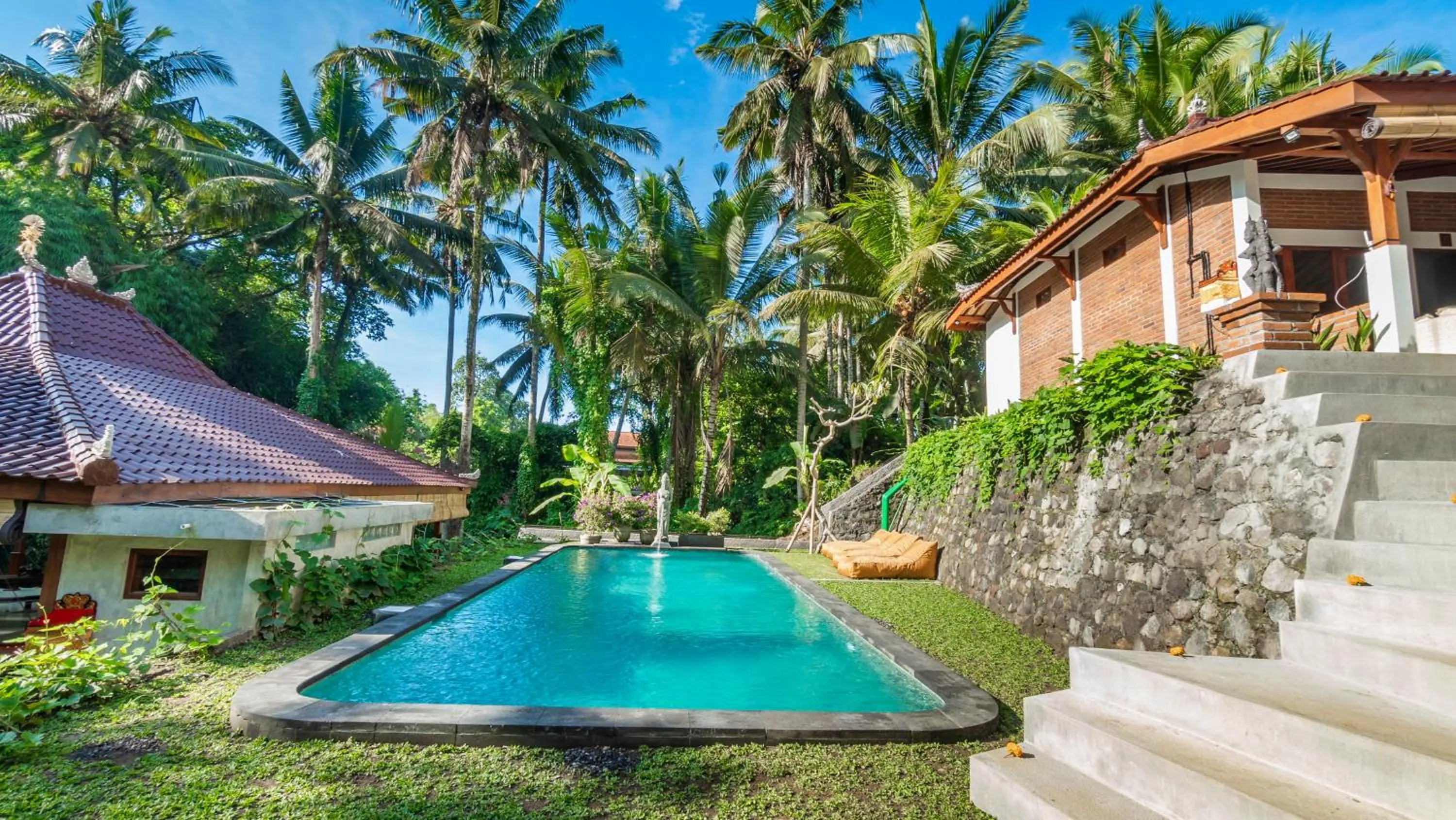 Garden in As I Am Ubud Retreat