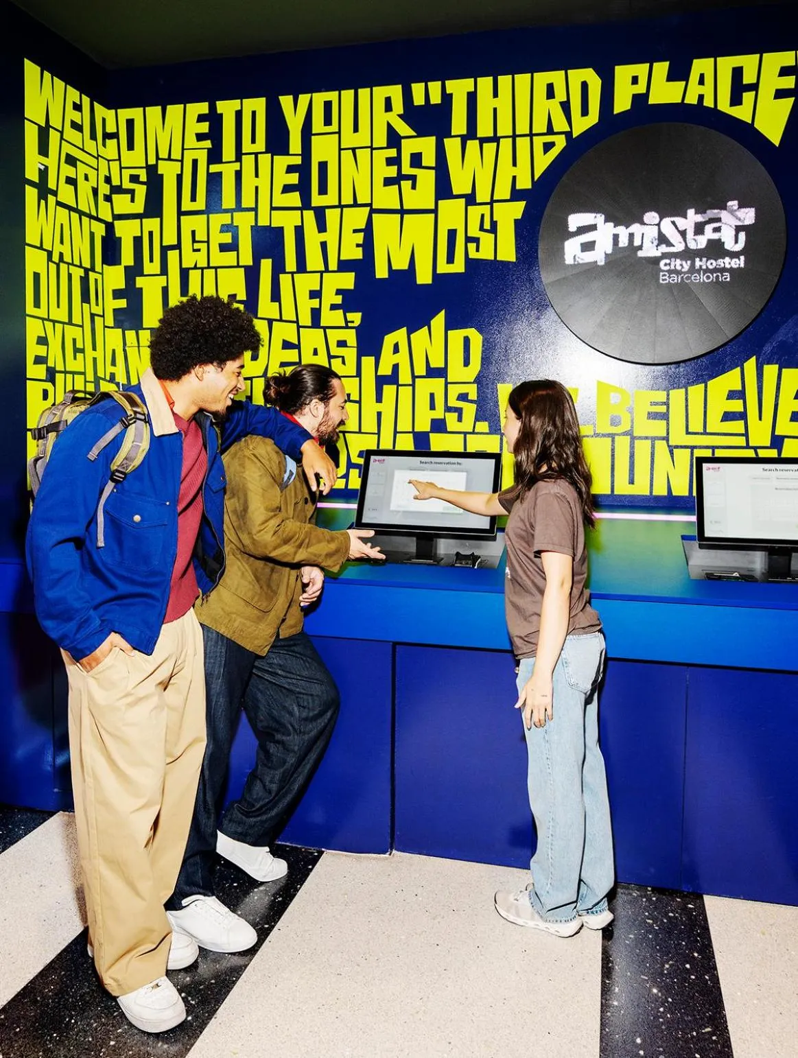 People in AMISTAT City Hostel Barcelona