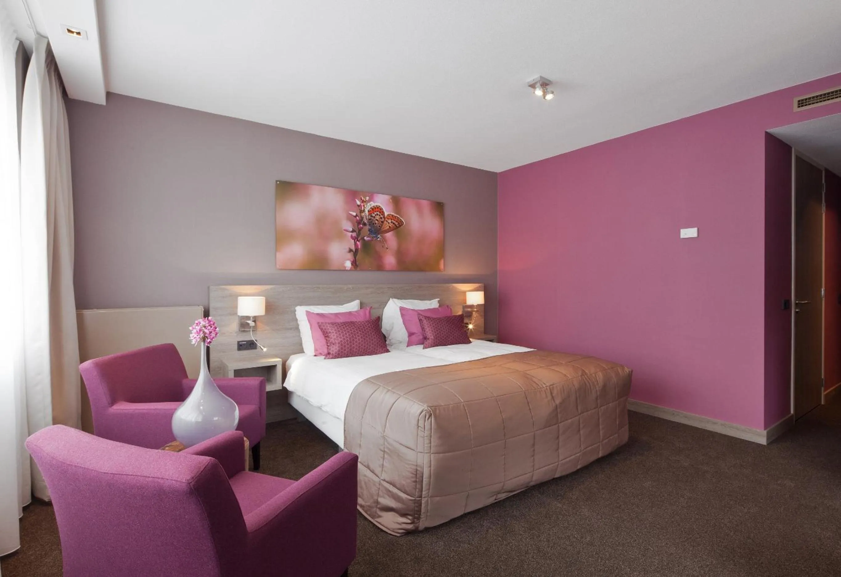 Bedroom, Bed in Hotel van der Valk Spier Dwingeloo