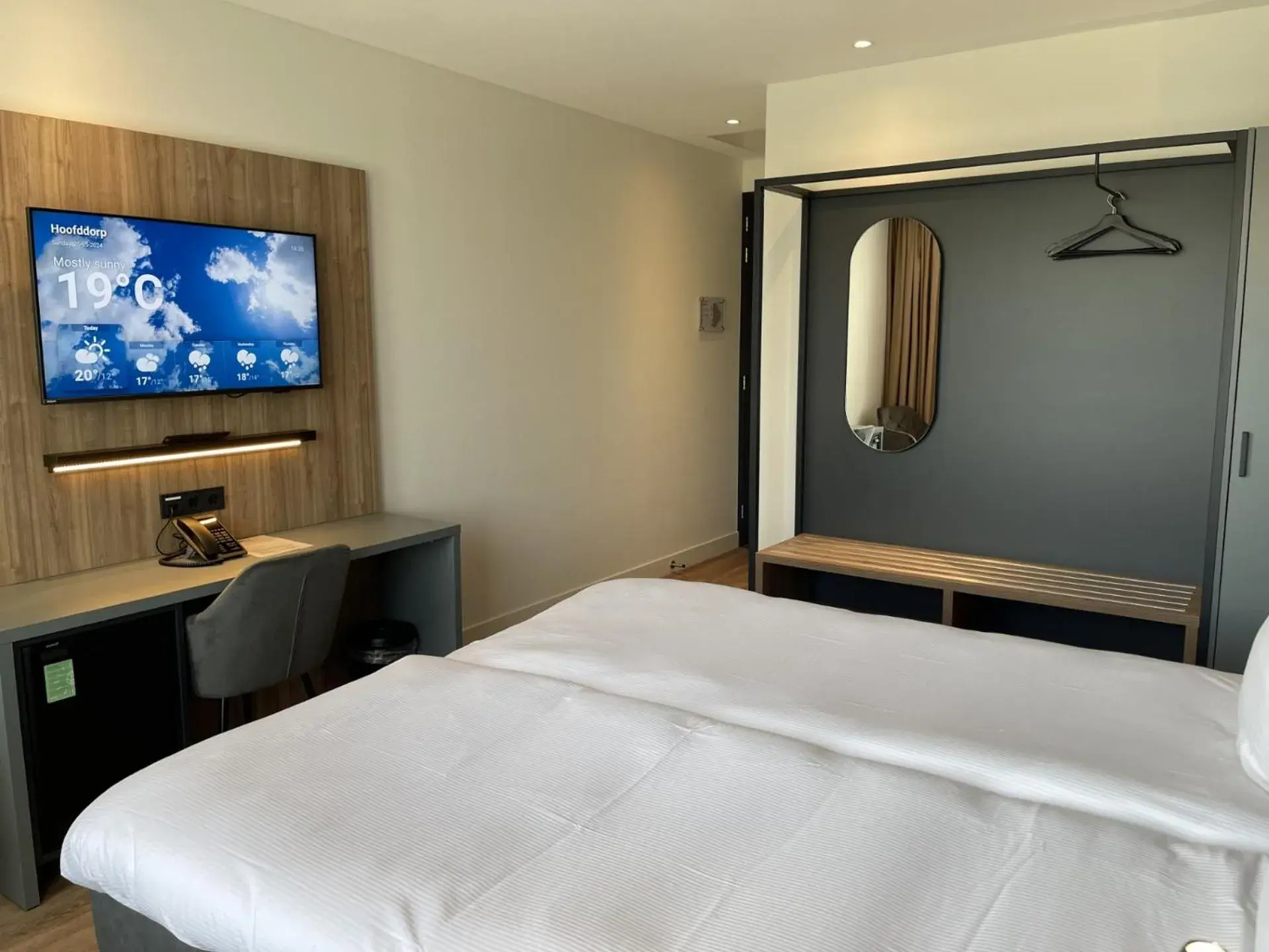 Bed in OZO Hotels Antares Airport Bed in OZO Hotels Antares Airport