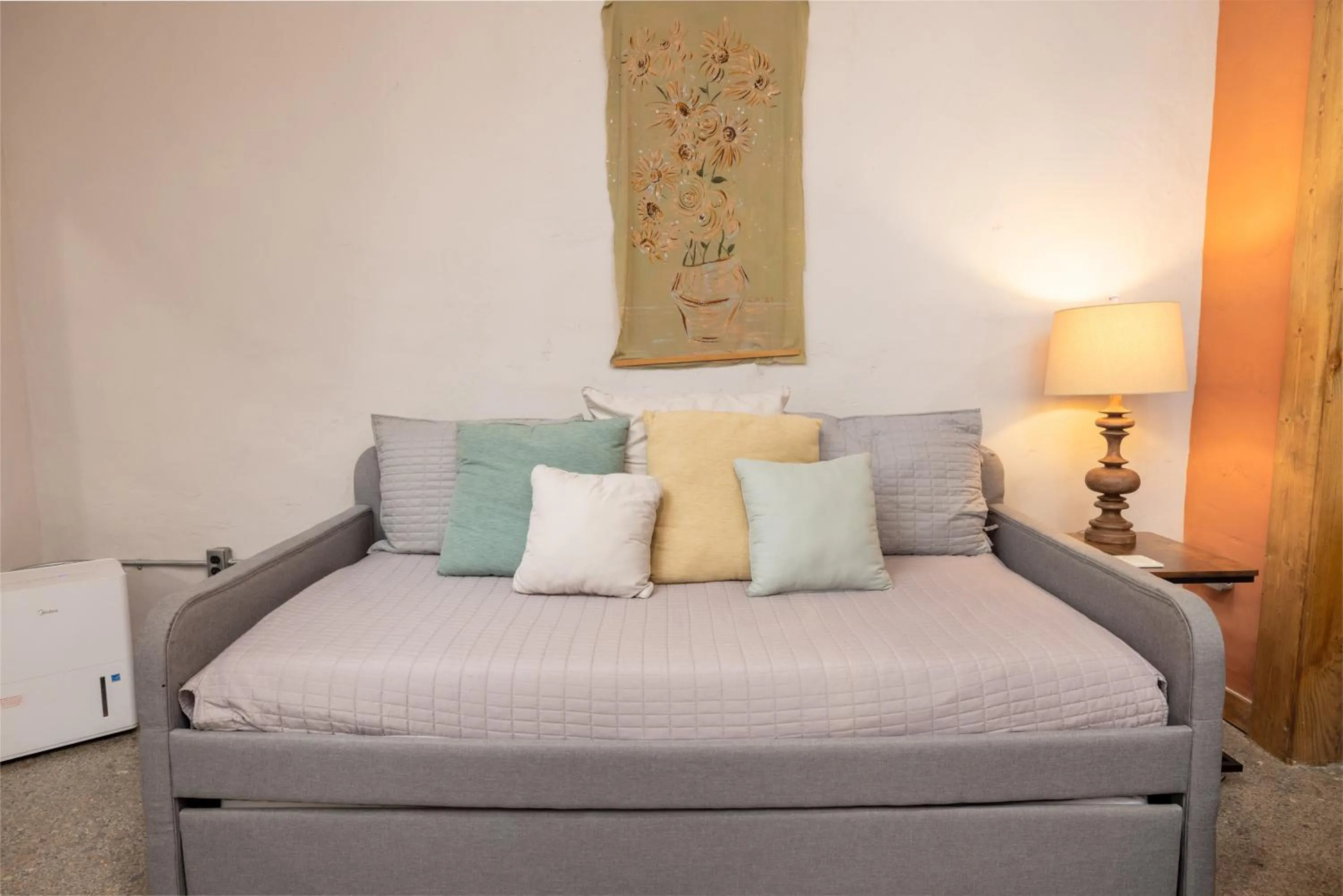 Bed in Hartwell Suites