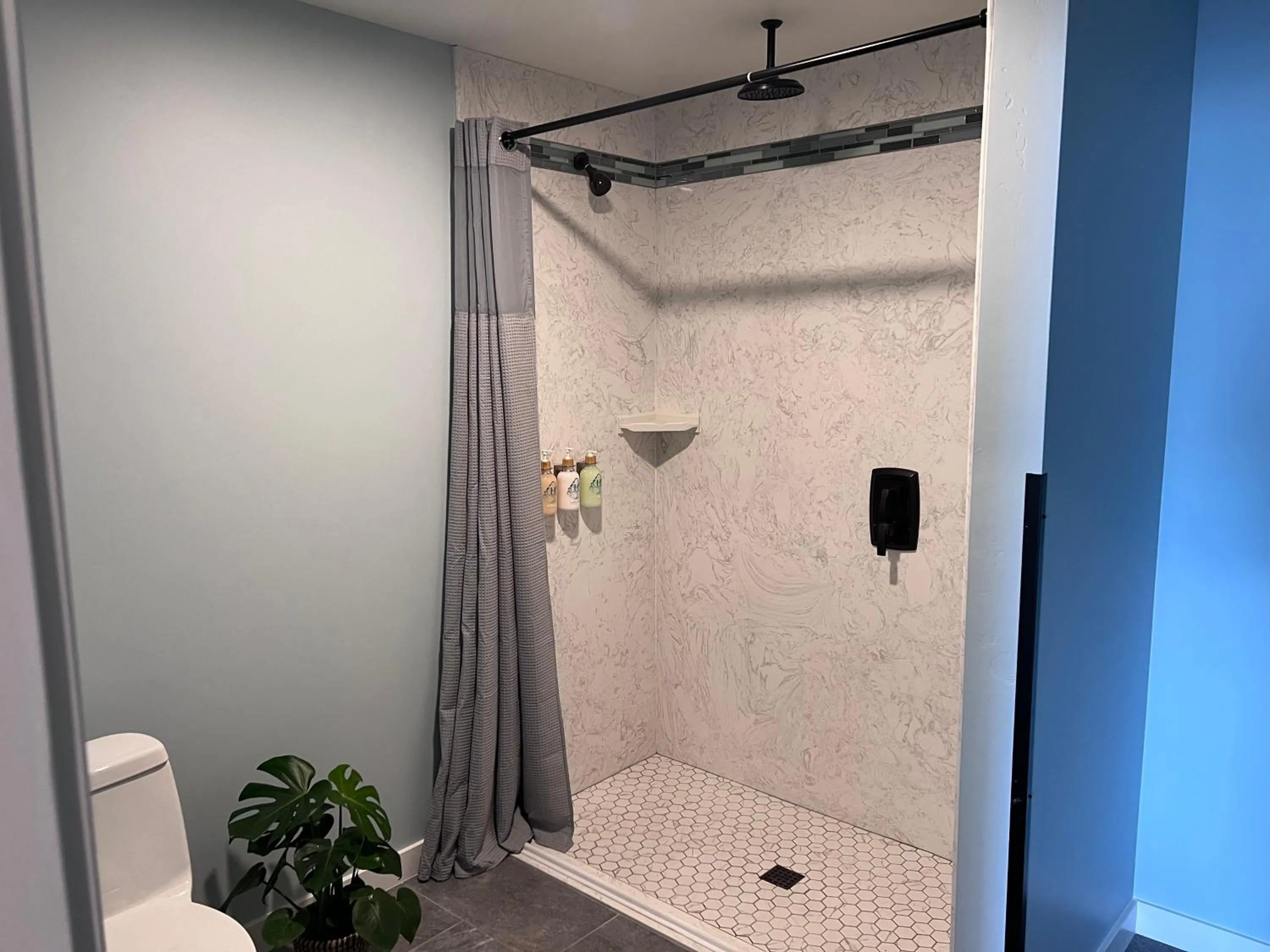 Shower in HarborWalk Inn